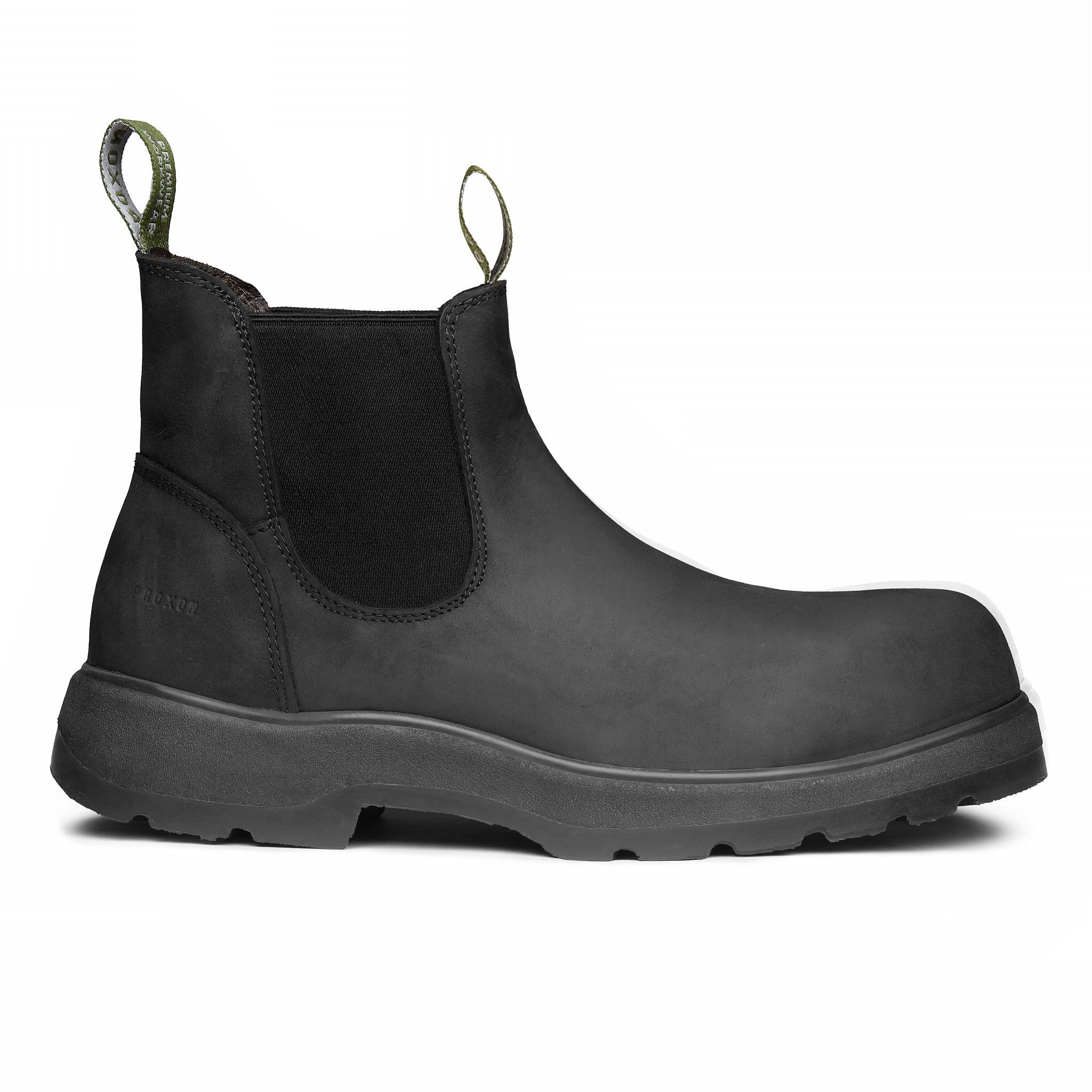 COMPOSITE TOE RAINIER CHELSEA WORK BOOT BLACK