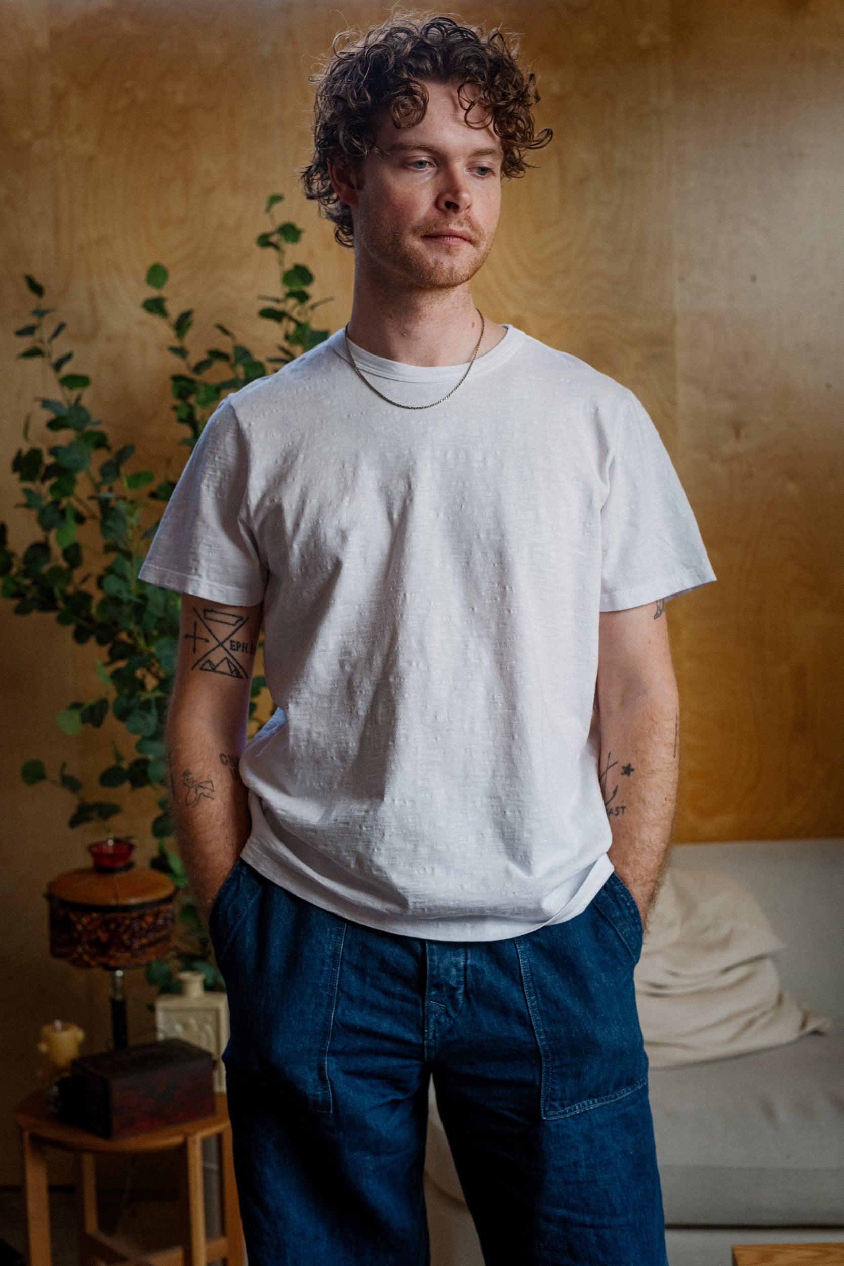 Classic Tee - White Slub