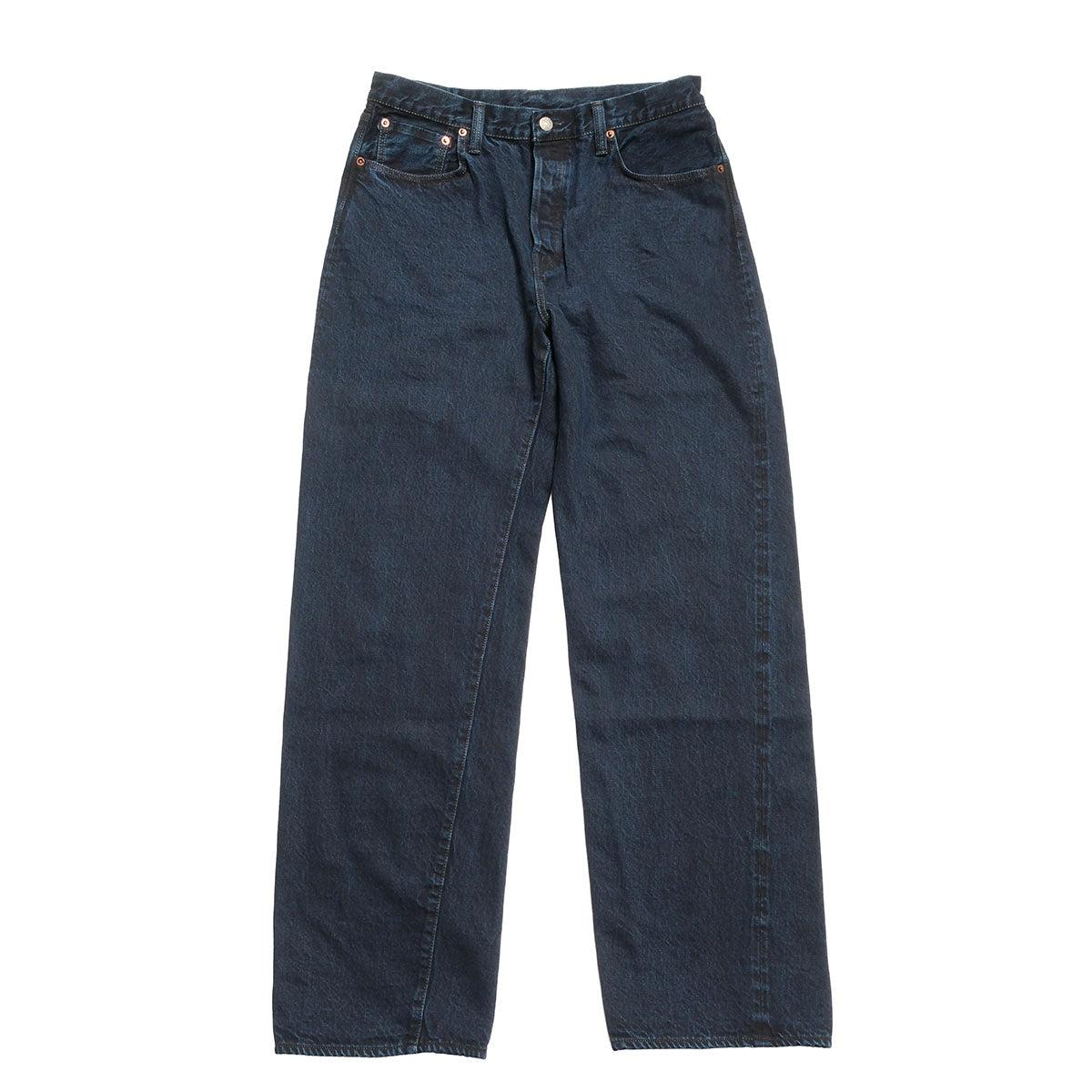 omotodenim - 13.5oz DENIM LOOSE FIT BUTTON FLY - Sumizome Overdyed - 0815-BCH