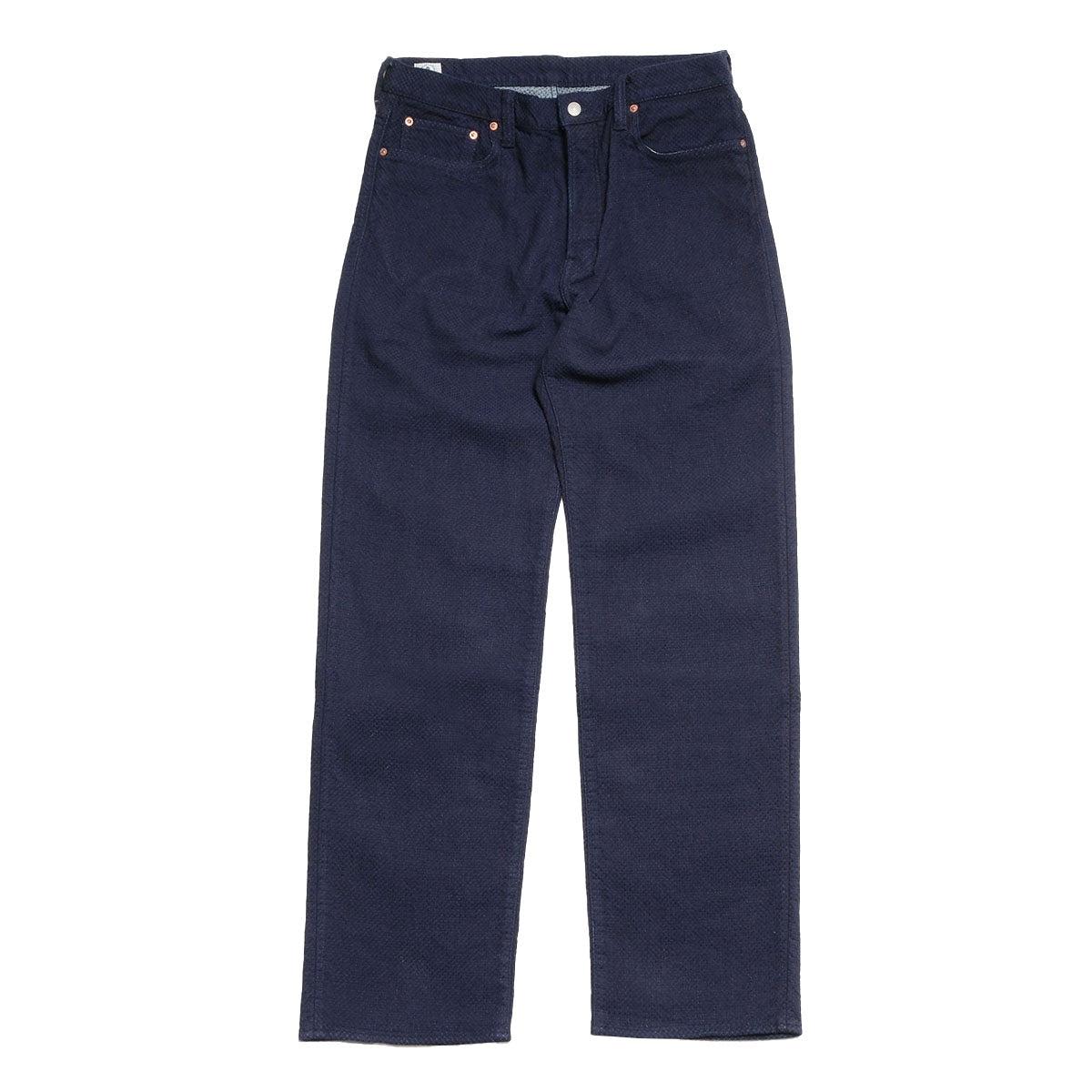 omotodenim - 15oz ORI-SASHI SASHIKO LOOSE FIT BUTTON FLY - 0821