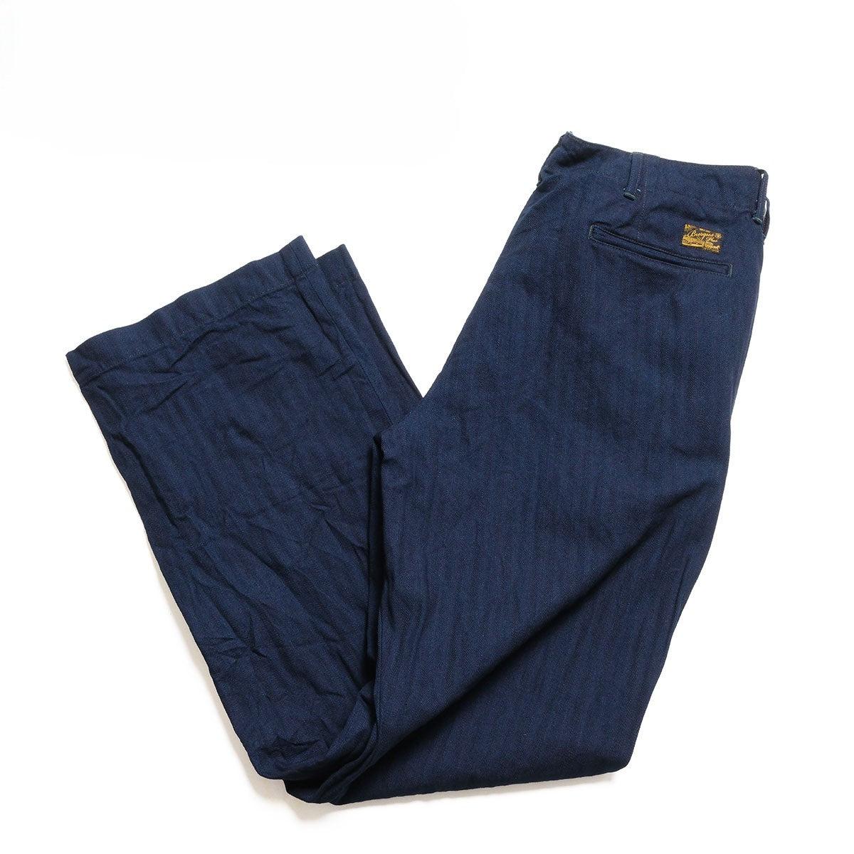 Lot.402Z - Military Trousers - Indigo Herringbone - 402Z-34
