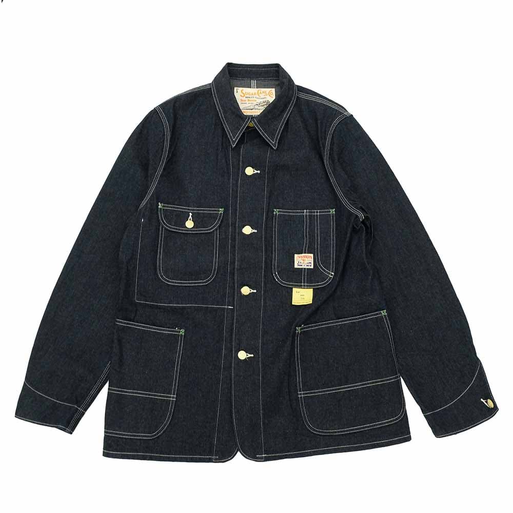 11oz. BLUE DENIM - WORK COAT - SC15655