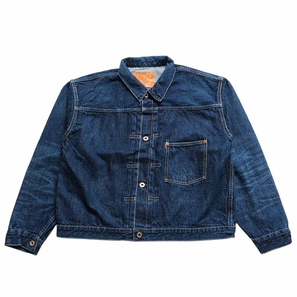 12oz DENIM WW2 MODEL JACKET - BLUE - RN1038SDR