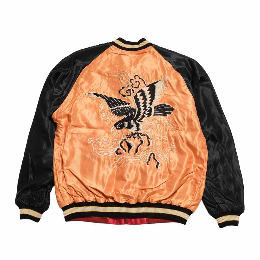 Acetate Souvenir Jacket - BLACK EAGLE x DRAGON HEAD - TT15972-159