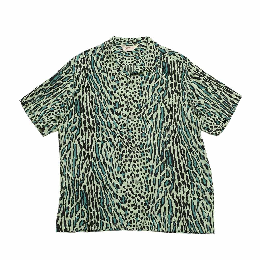 HIGH DENSITY RAYON OPEN SHIRT - OCELOT - SH39708