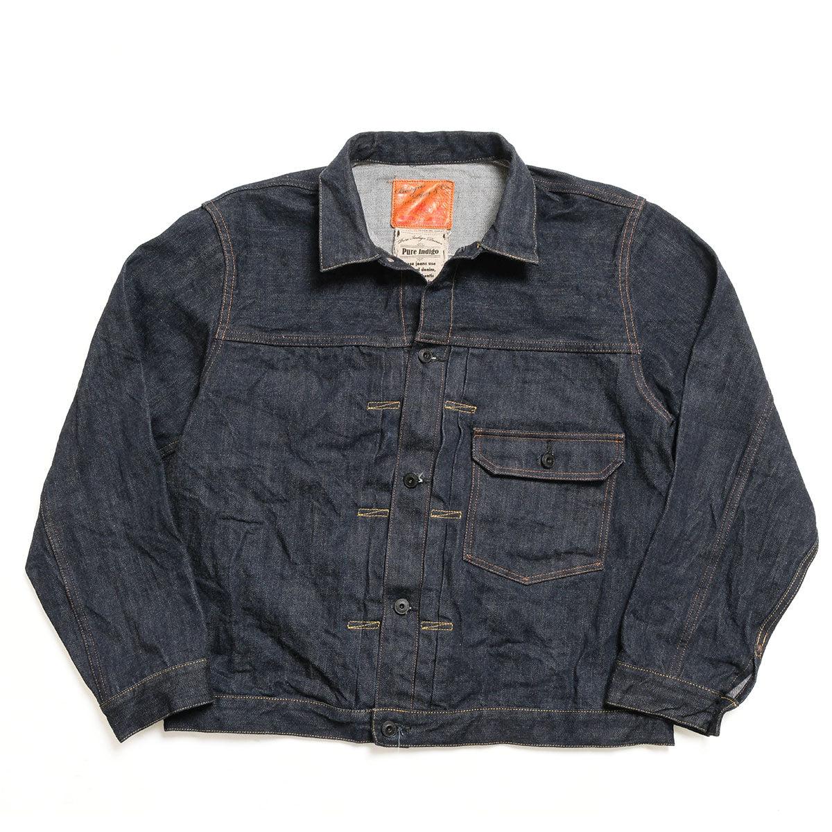 Natural Indigo - 1st Type Denim Jacket T-back style - 71928-XXT