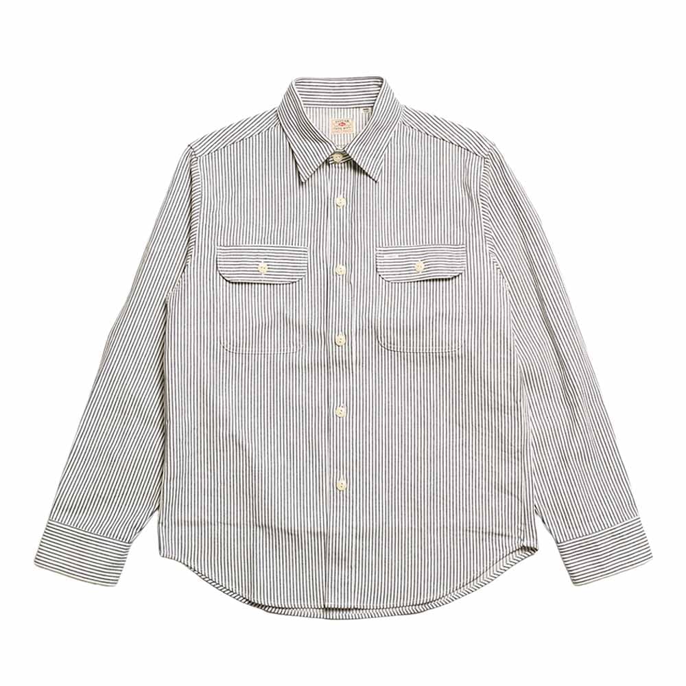 Hickory Stripe L/S Work Shirt - SC27853