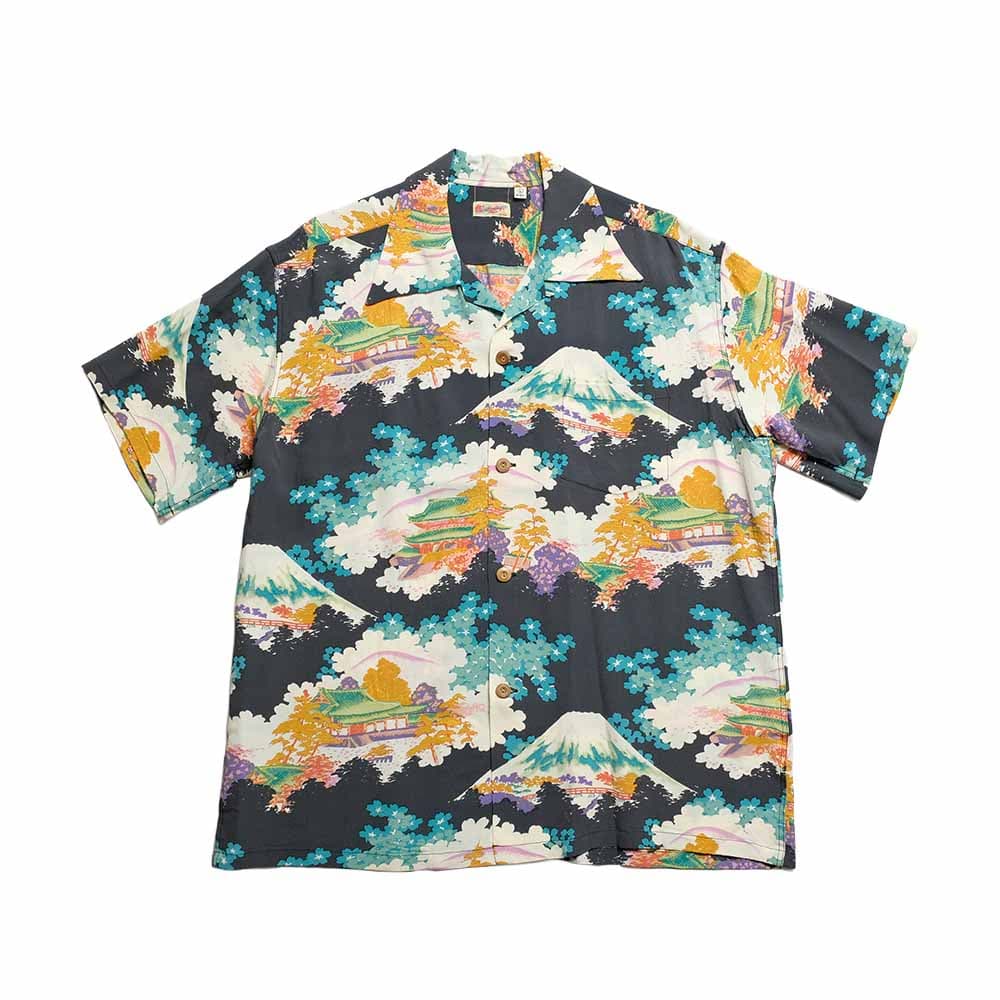 S/S RAYON HAWAIIAN SHIRT - ANCIENT CAPITAL - SS39618