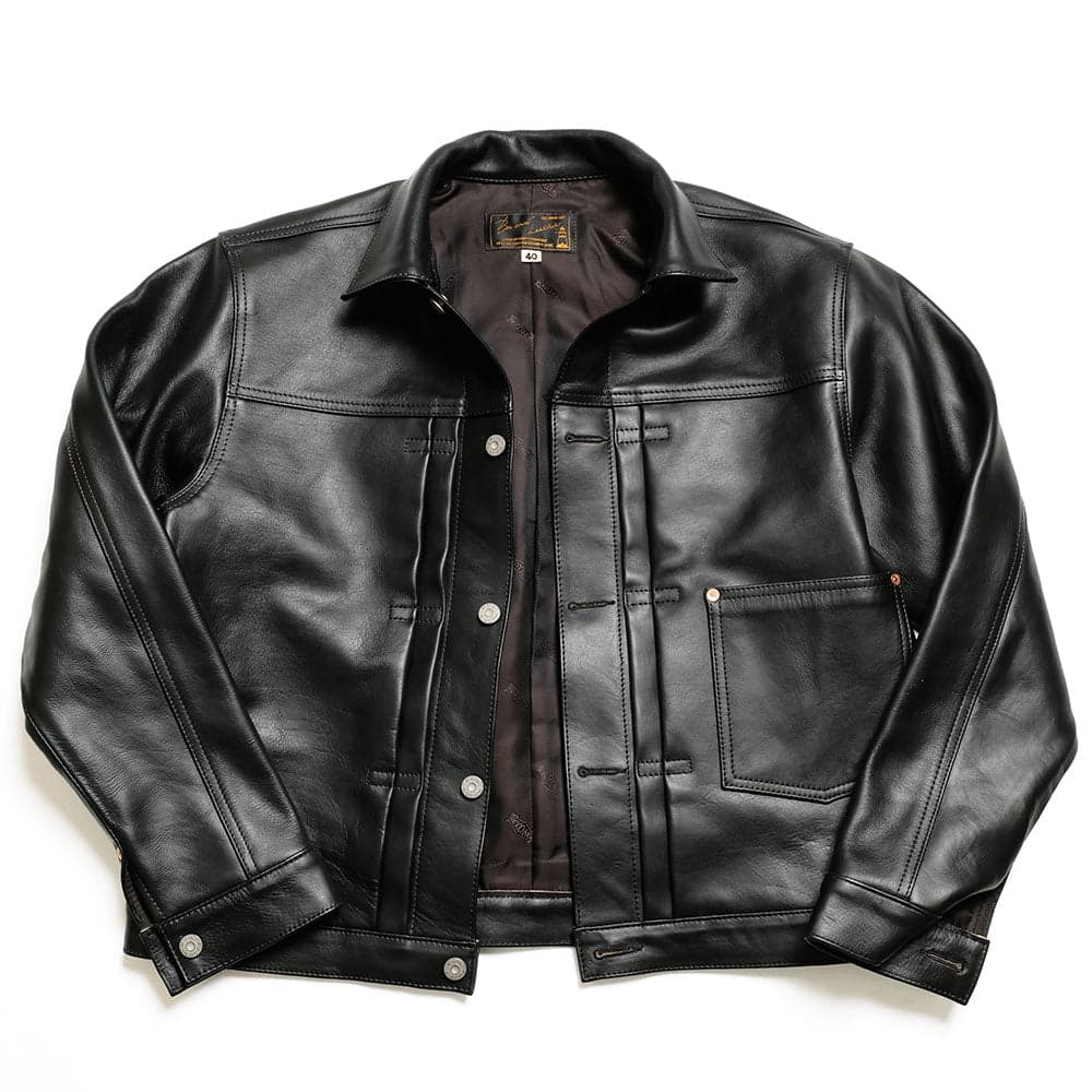 Leather Jacket 1st - Black - BO-1STL-26