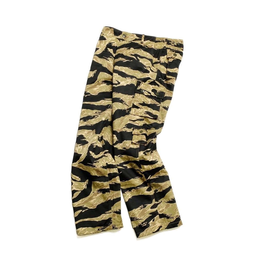 GOLD TIGER STRIPE TROUSERS SHORT LENGTH - BR42502
