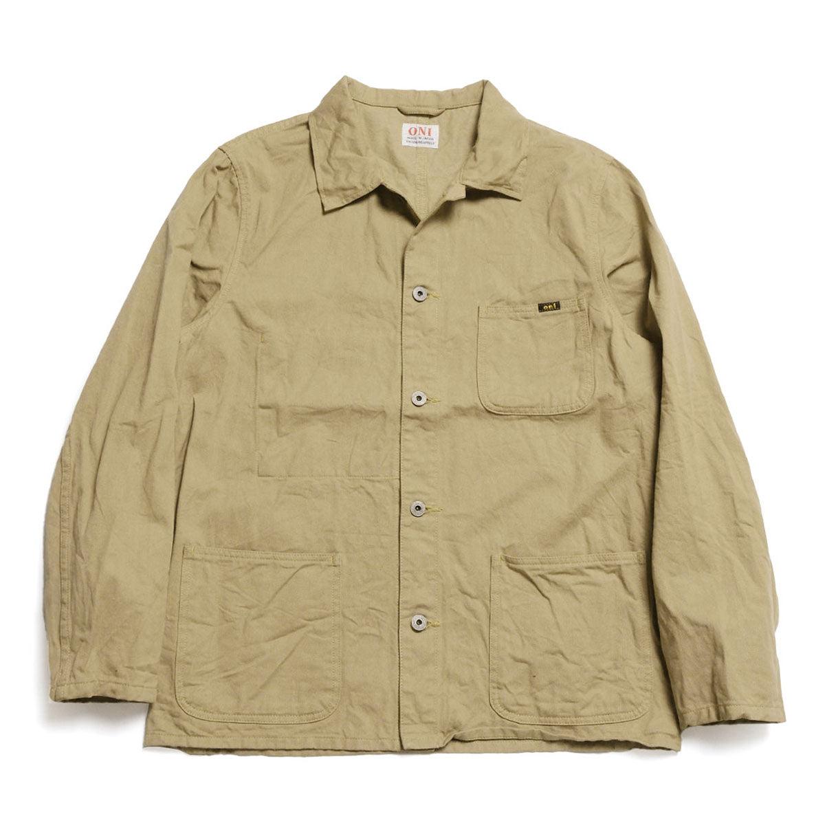 Coveralls - Selvedge Chino Cloth - Khaki Beige - ONI-03500CH