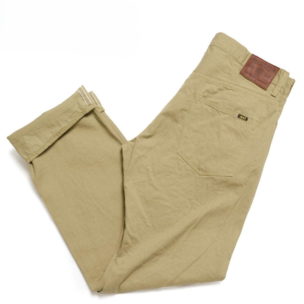 Just Right Straight - Selvedge Chino Cloth - Khaki Beige - ONI-271SVC