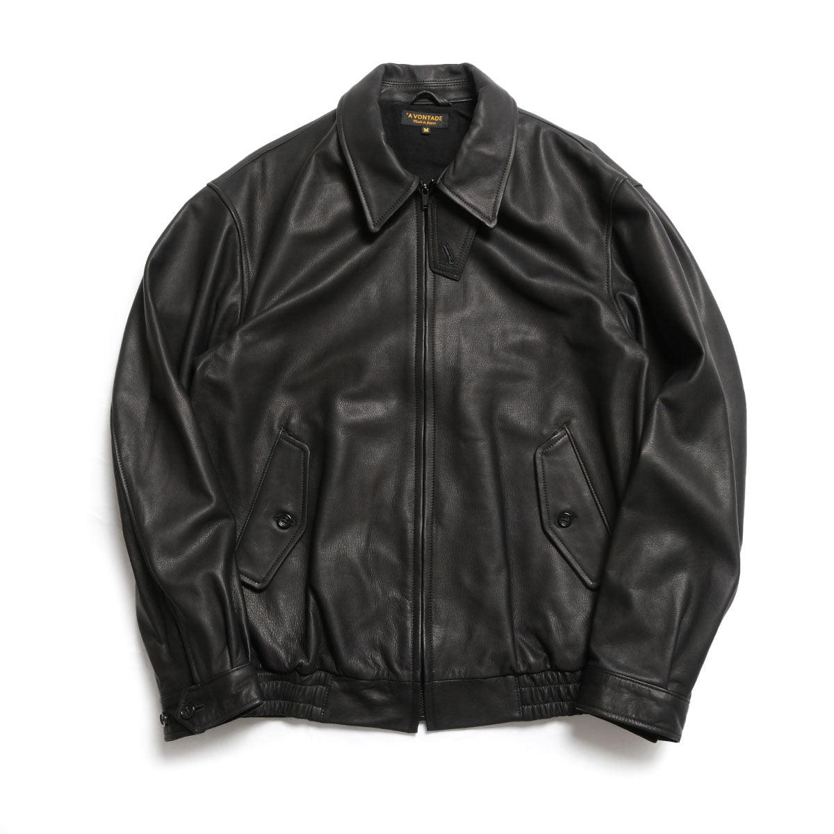 Leather Harrington Jacket - RD-0116-26