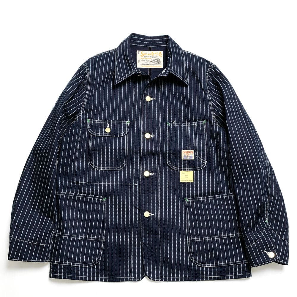 9oz. WABASH STRIPE WORK COAT - SC15658