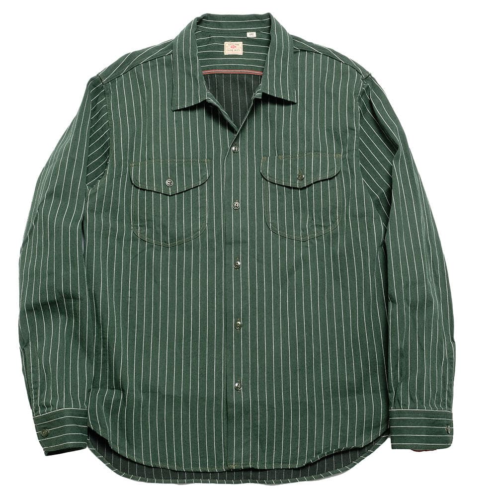 COKE STRIPE L/S WORK SHIRT - SC28652