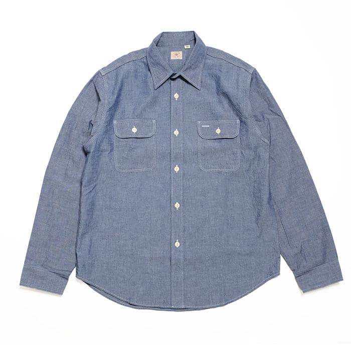 Blue Chambray L/S Work Shirt - SC27850