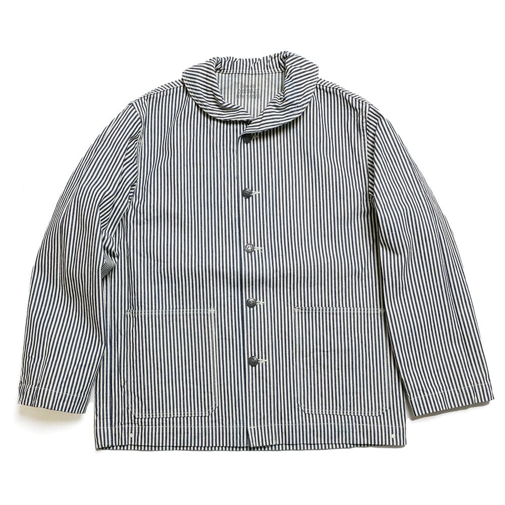 U.S. NAVY WWII UTILITY HICKORY JACKET - BR15303