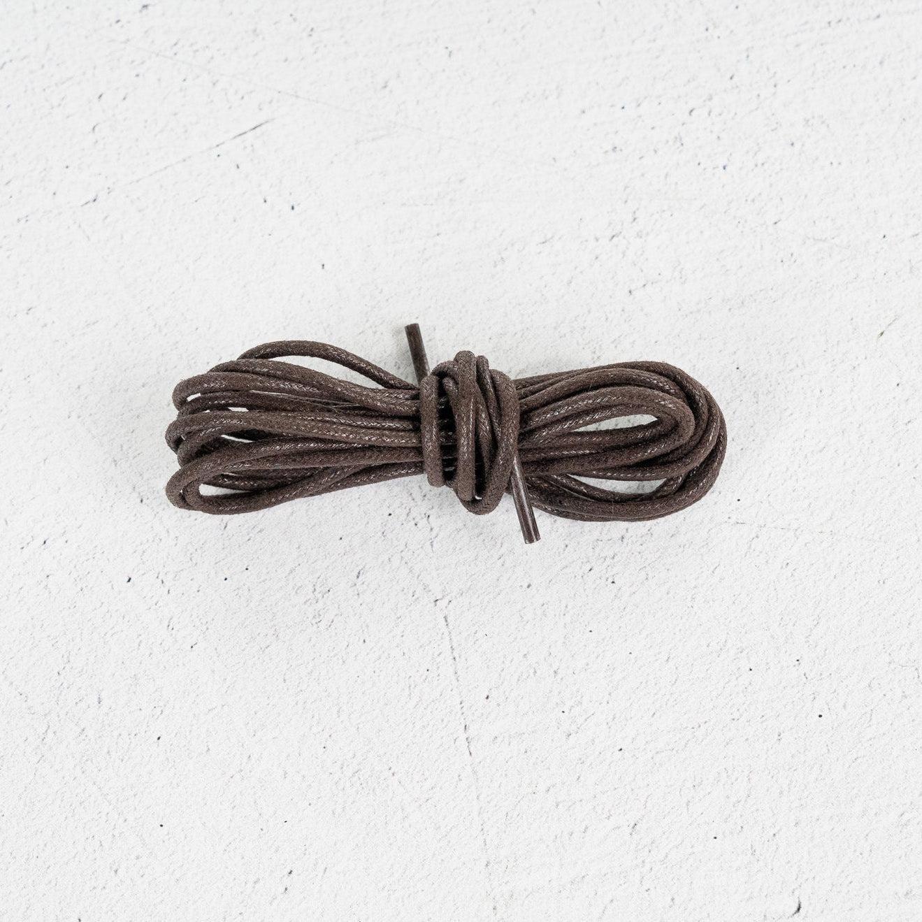 Waxed Cotton Laces - Brown