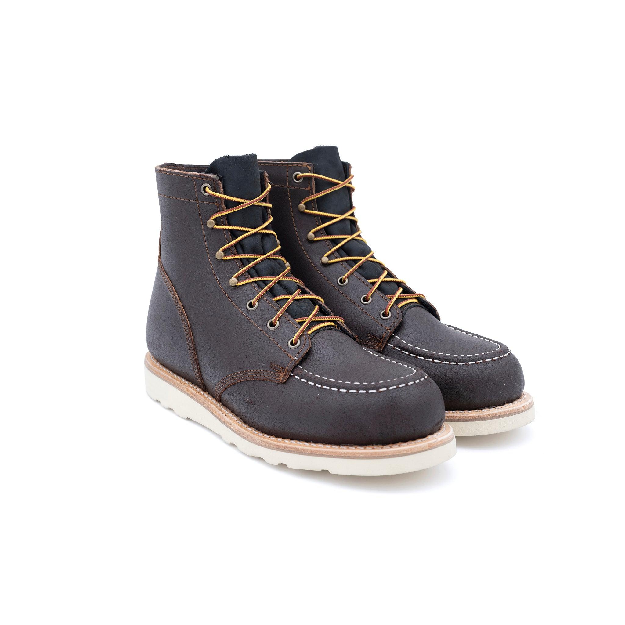 USA 6" Moc Toe - Walnut Waxed Flesh