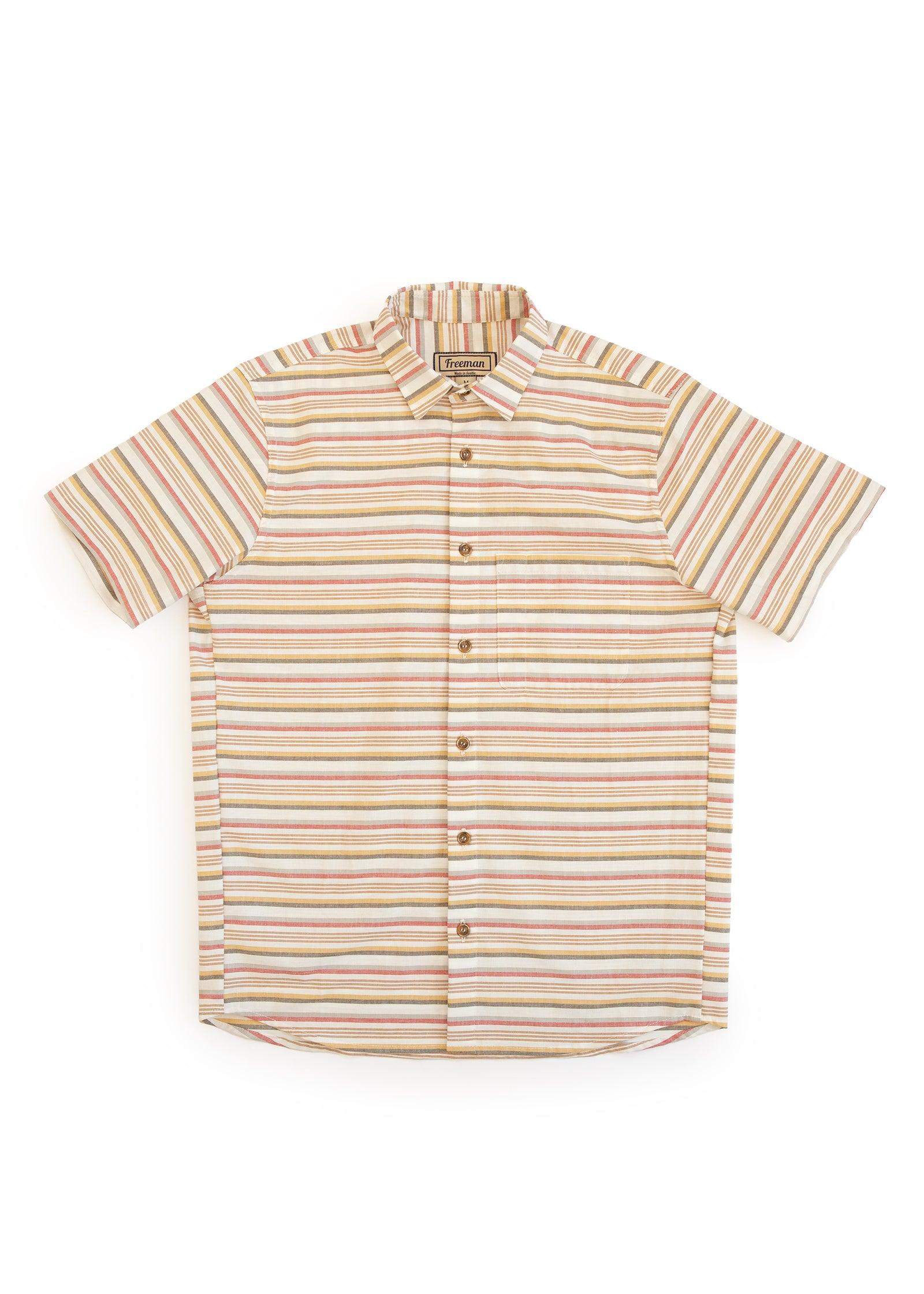 Short Sleeve Weathervane -  Sunset Stripe