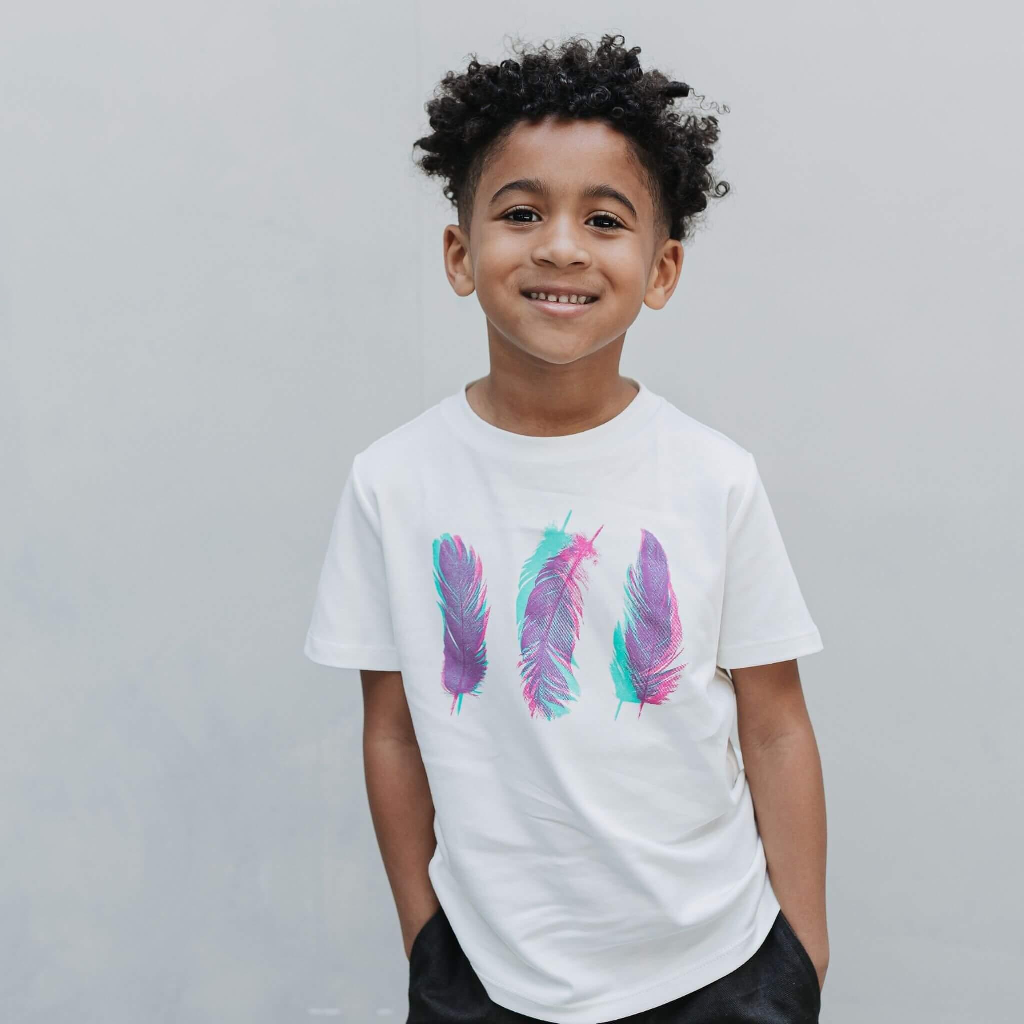 Three Feathers Tee
