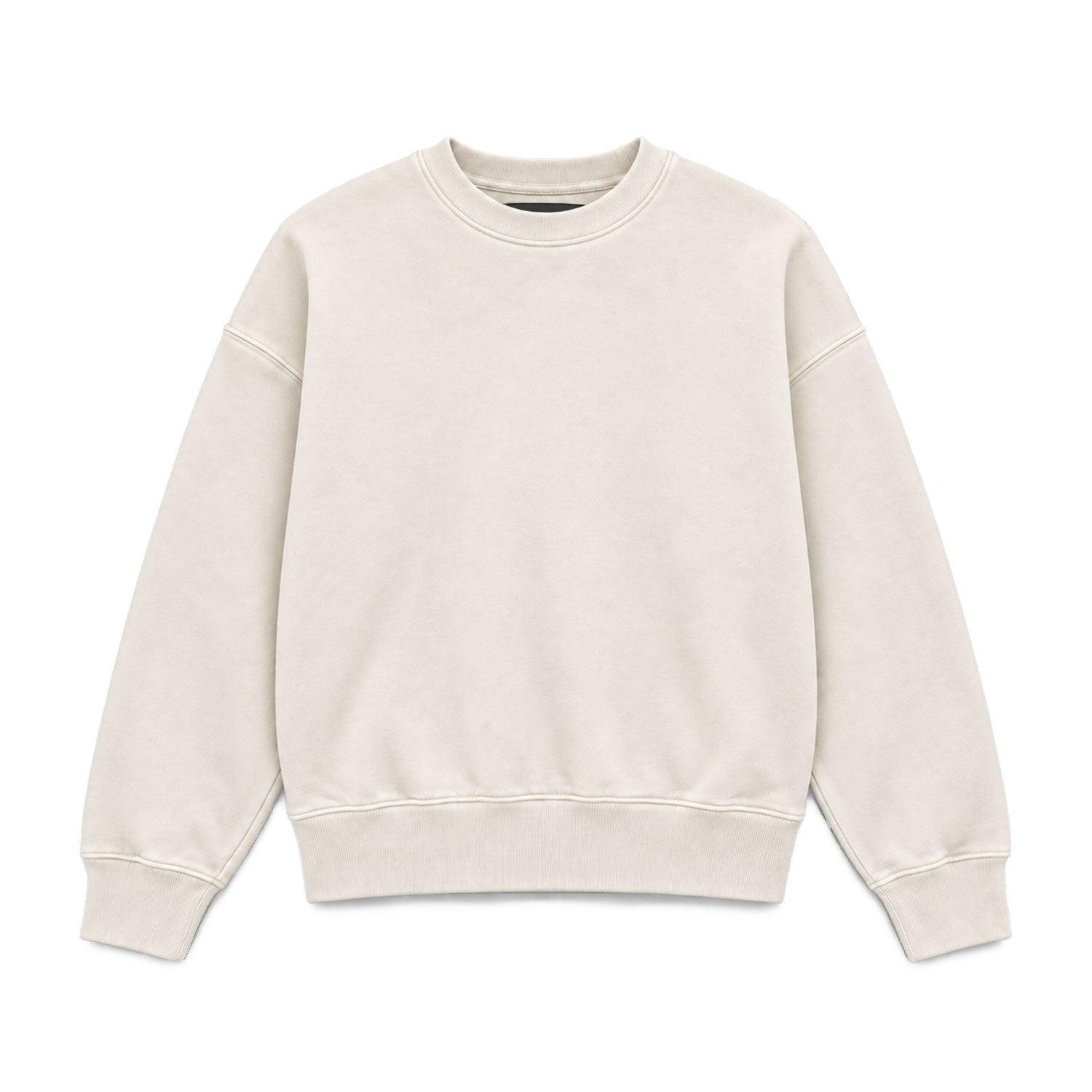 French Terry Dart Sweatshirt (Rinsed Ivory)