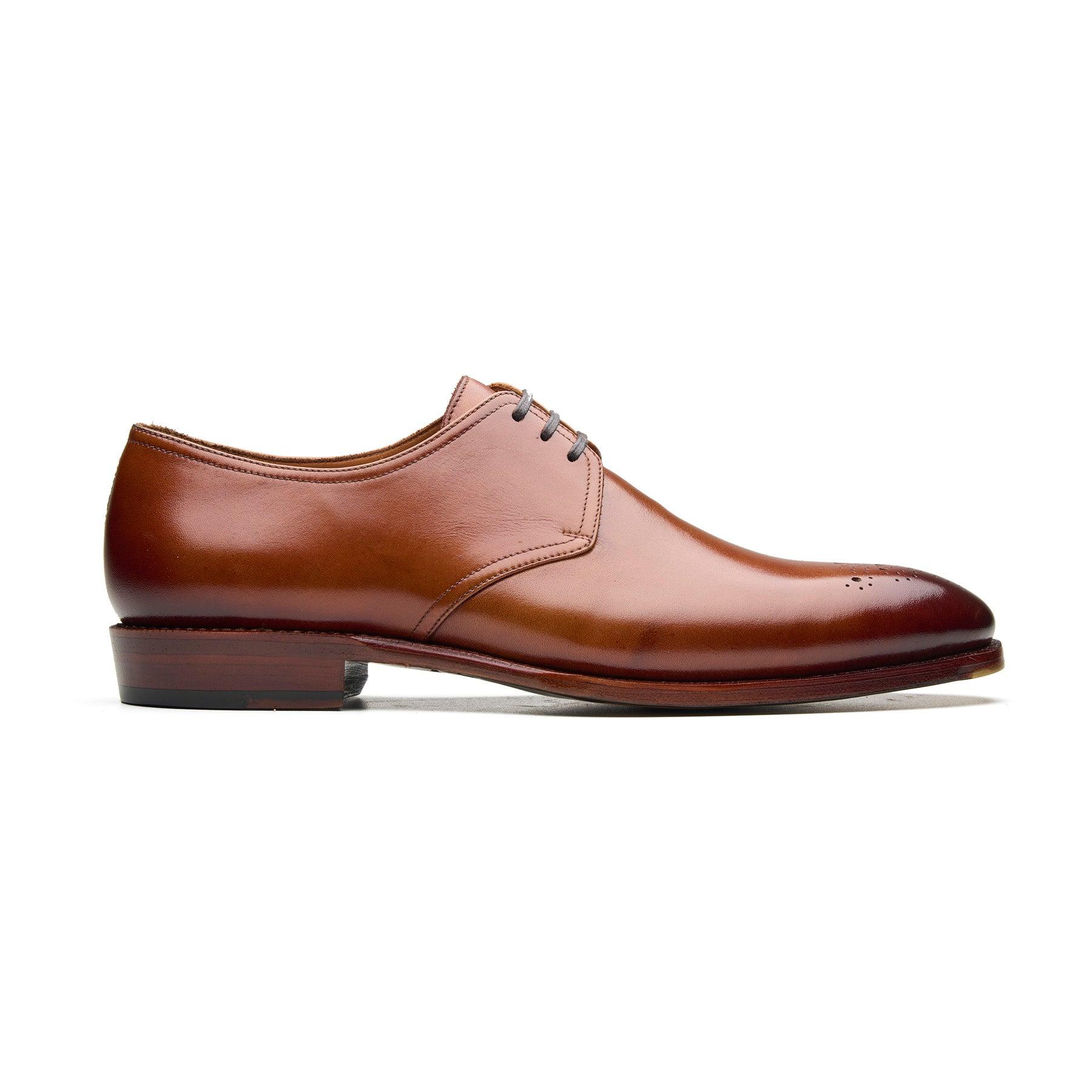 Mario, Medallion Derby - Cognac | Hand Welted | Classics Collection