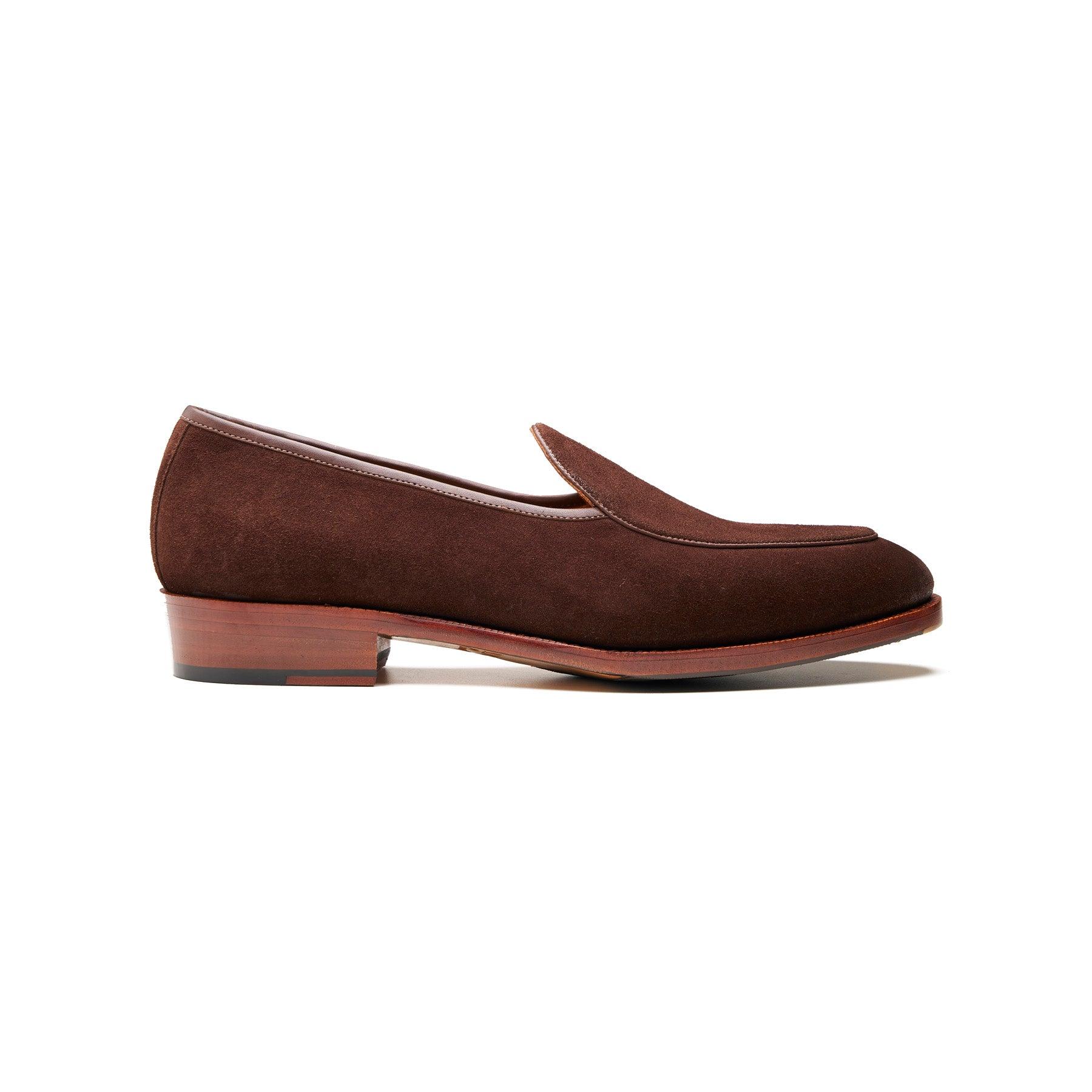 Jules, Belgian Loafer - French Brown Calf Suede | Summer Classis
