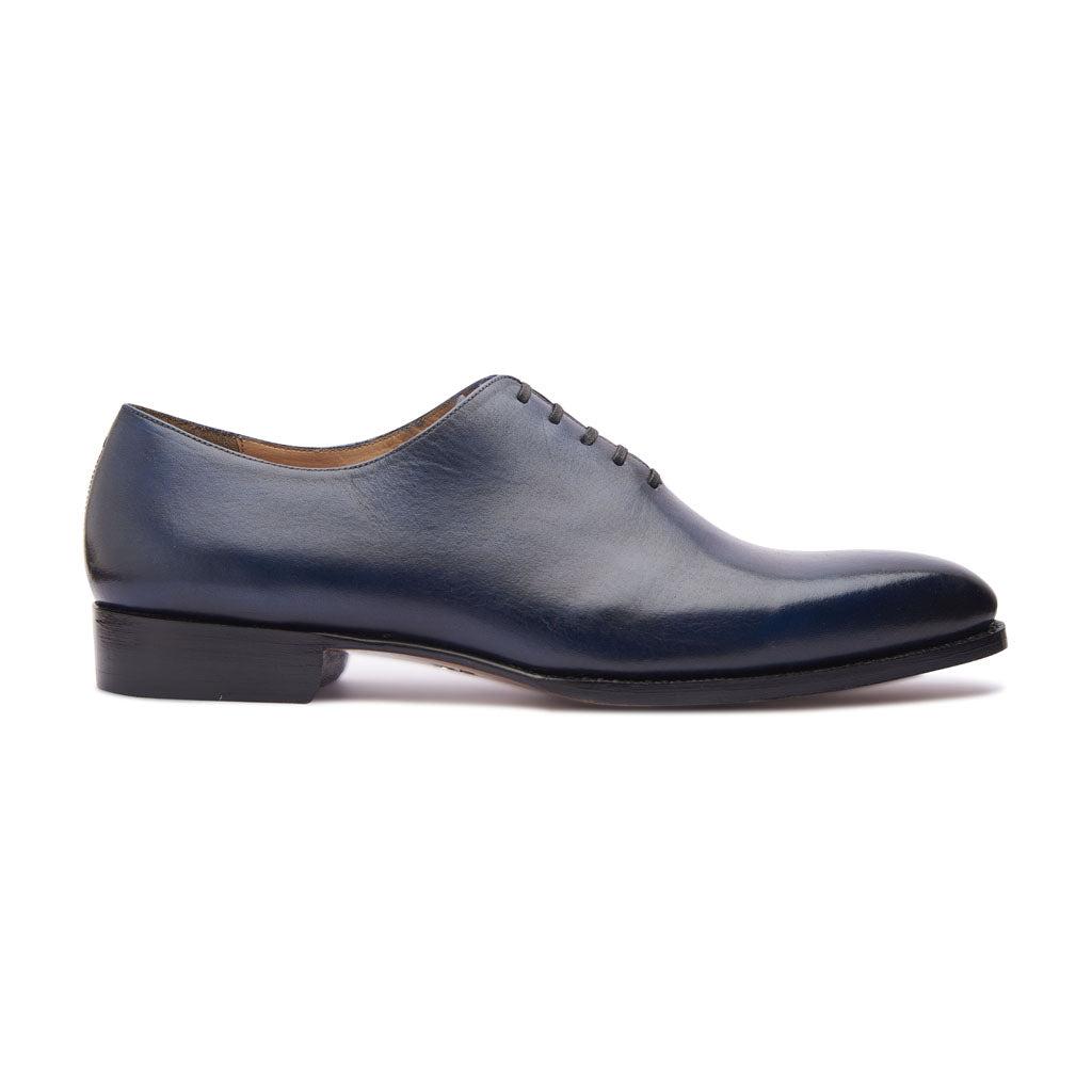 Romanoff, Whole-cut Oxford - Afterdark Blue | Hand Welted | Patina Collection