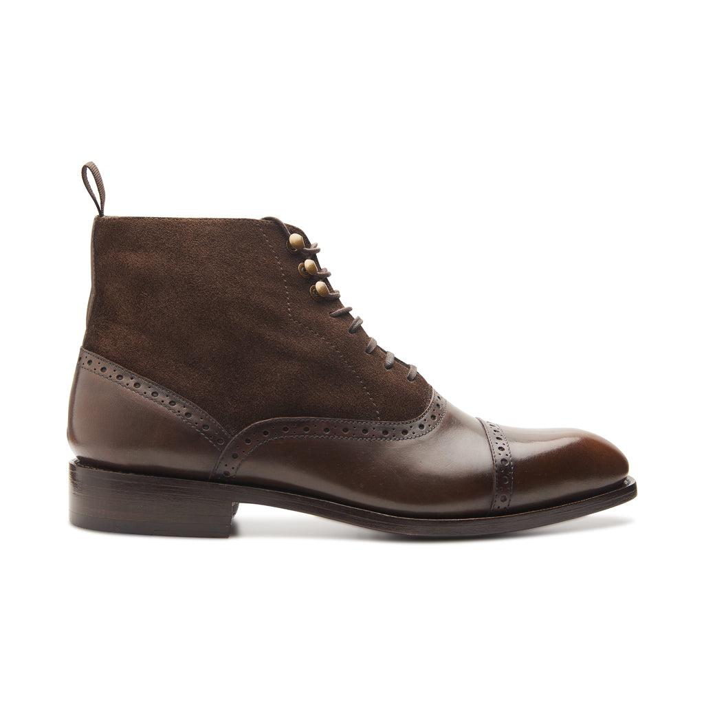 Vittorio, Captoe Oxford Boot - Brown | Hand Welted | Classics Collection