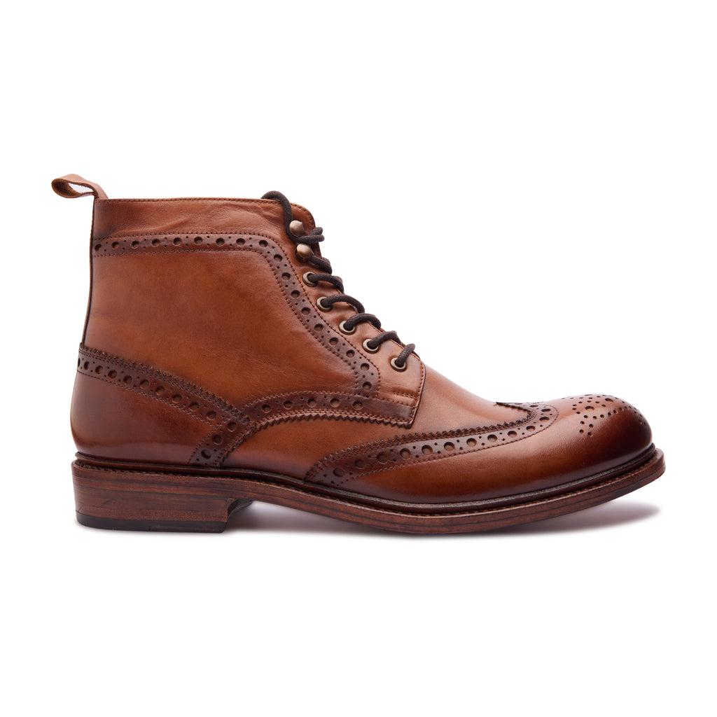 Montero, Wingtip Derby Boot - Cognac | Storm Welt | Classics Collection