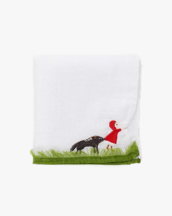 Japanese Handkerchief, Hikkomi, Little Red Riding Hood