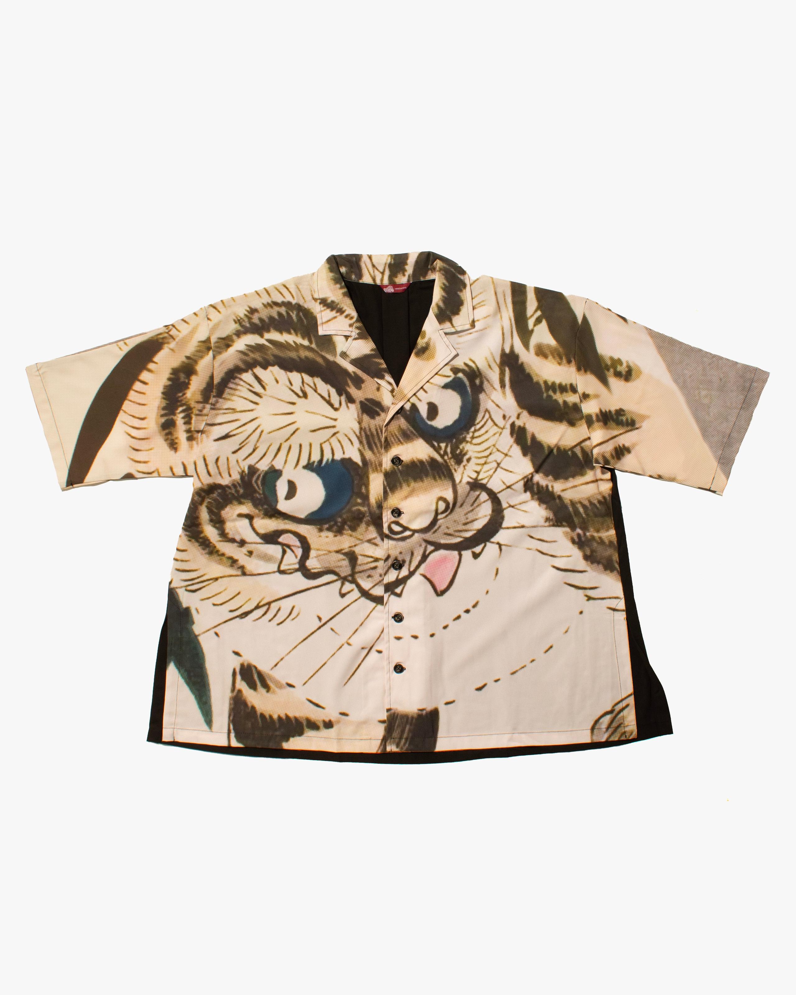 Short Sleeve Button Up Shirt, BK Tora