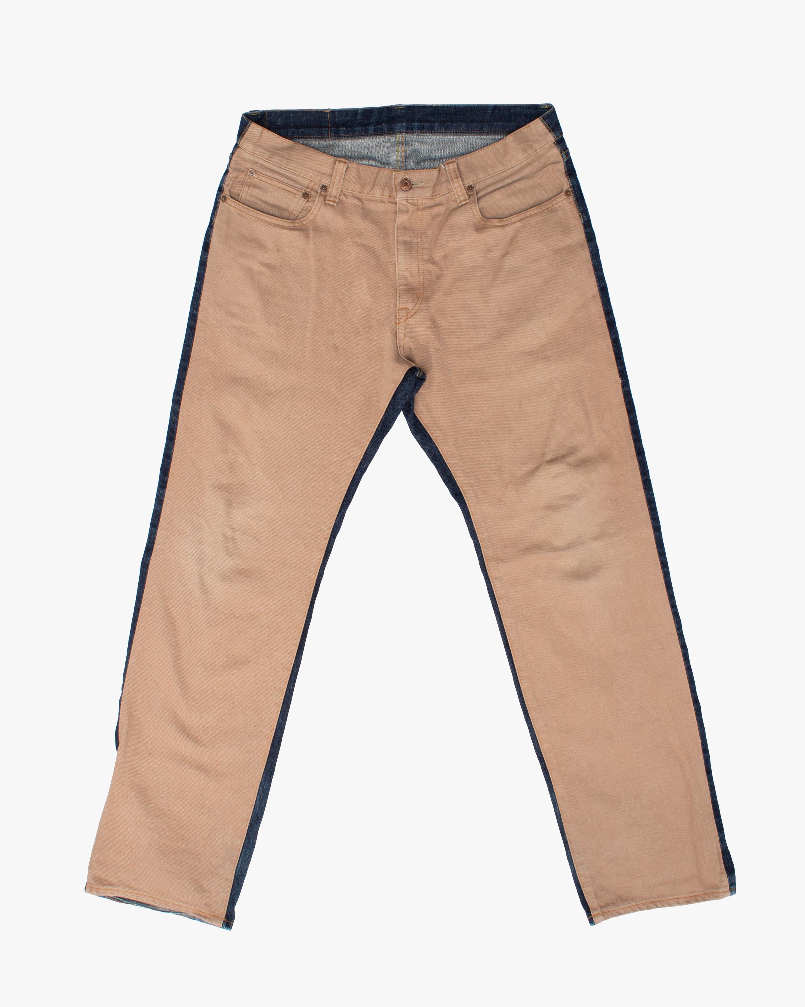 Denim Jeans, 36, Kojima, Khaki Front