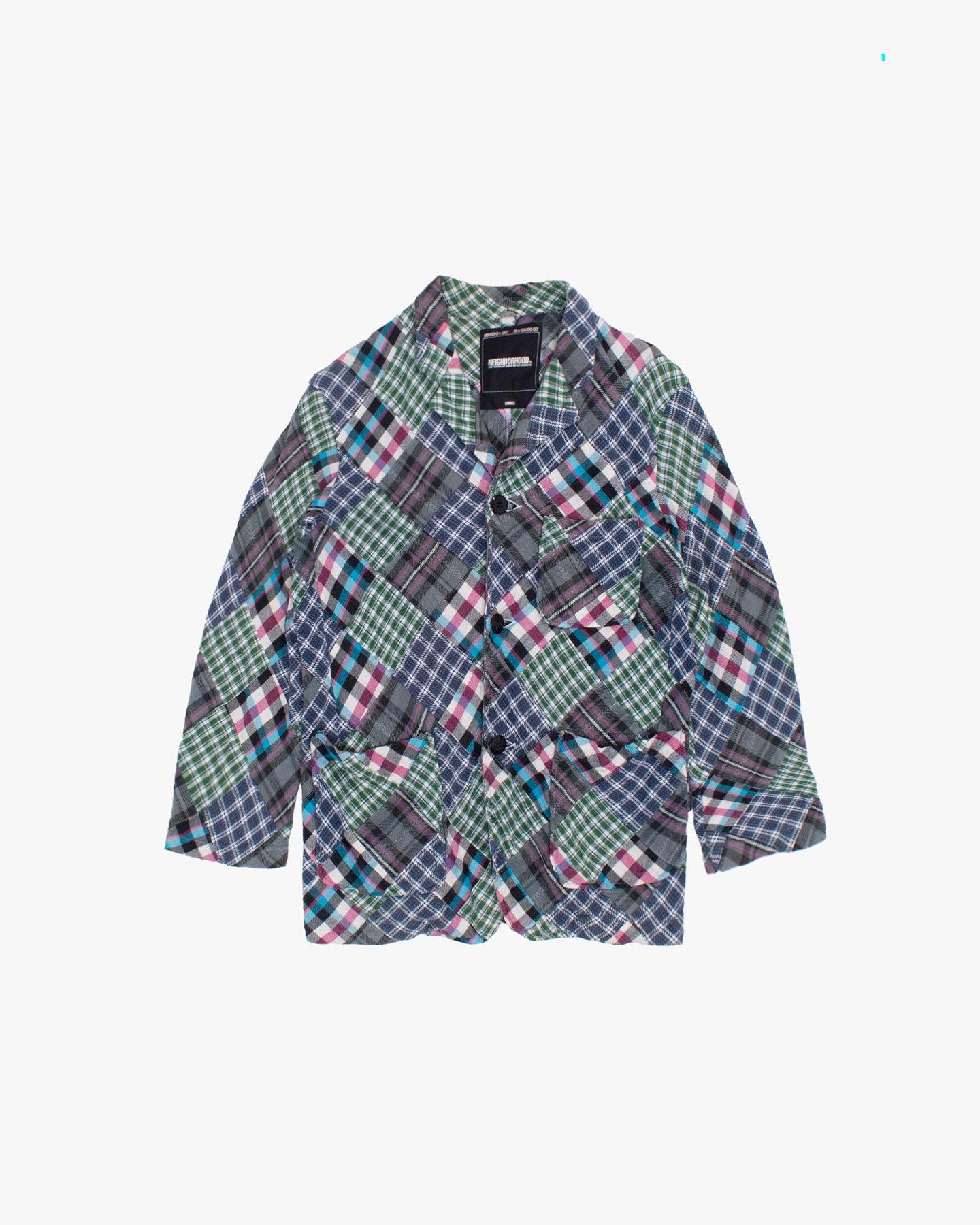 Chore Coat, S, Neighborhood, Multicolor Patched Plaid