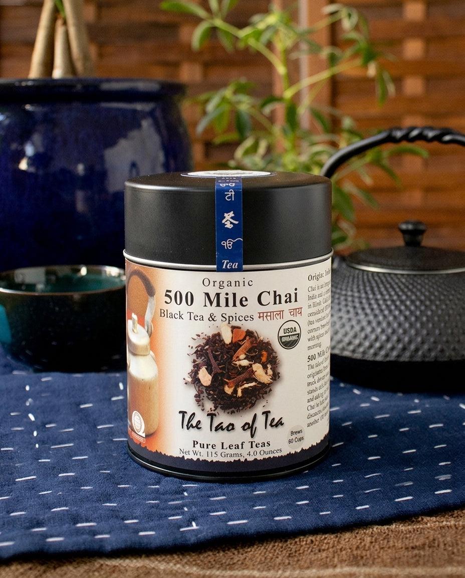 , Loose Leaf, Organic 500 Mile Chai, Black Tea & Spices
