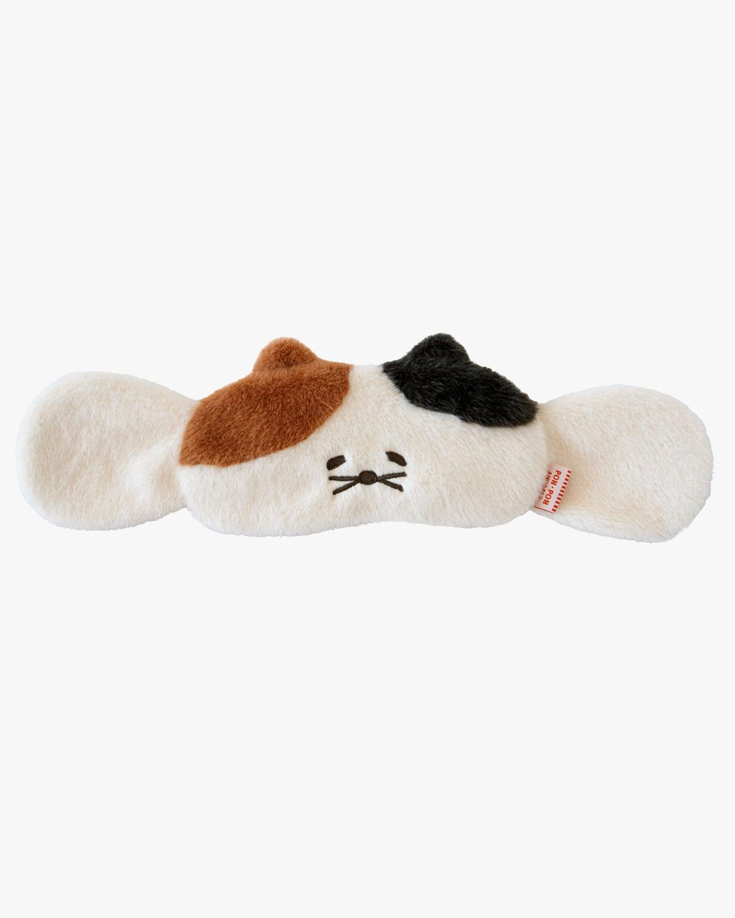 Eye Pillow with Ear Cushions,  Bisque, Pon Pon Animals