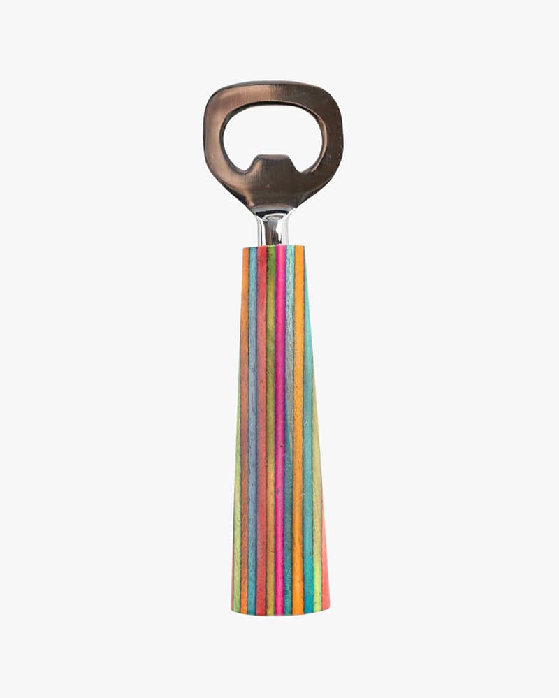 , Striped Wood Bottle Opener