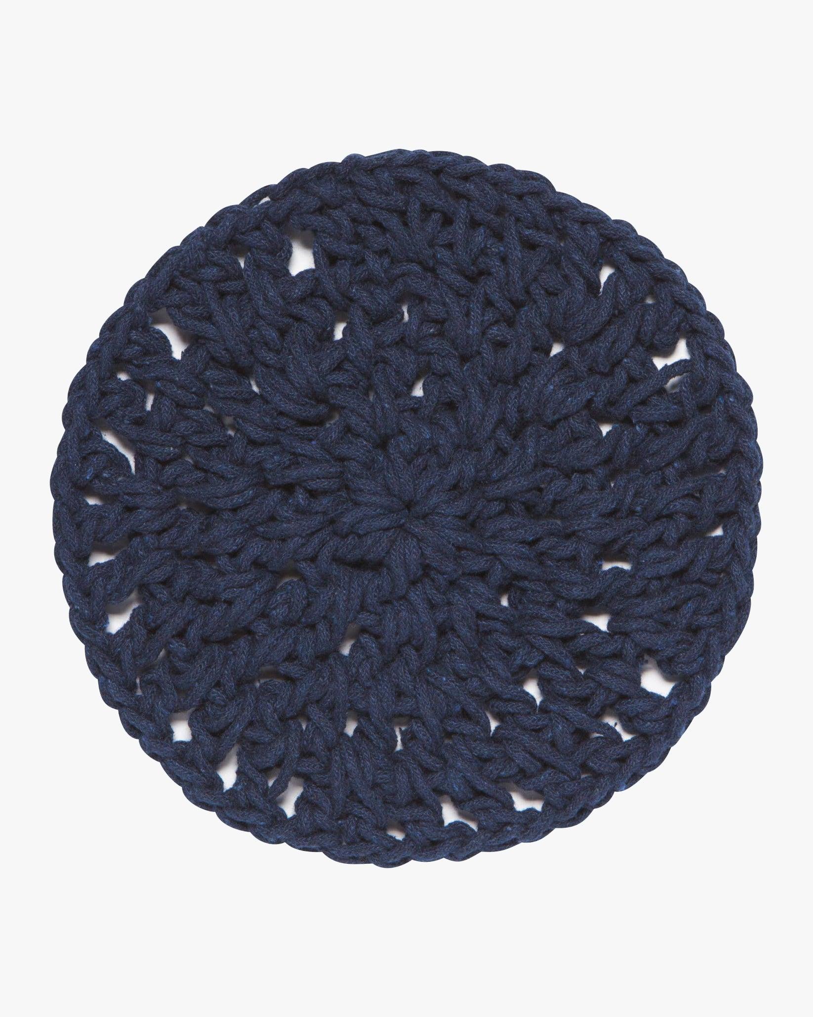 , Midnight Blue Knotted Trivet