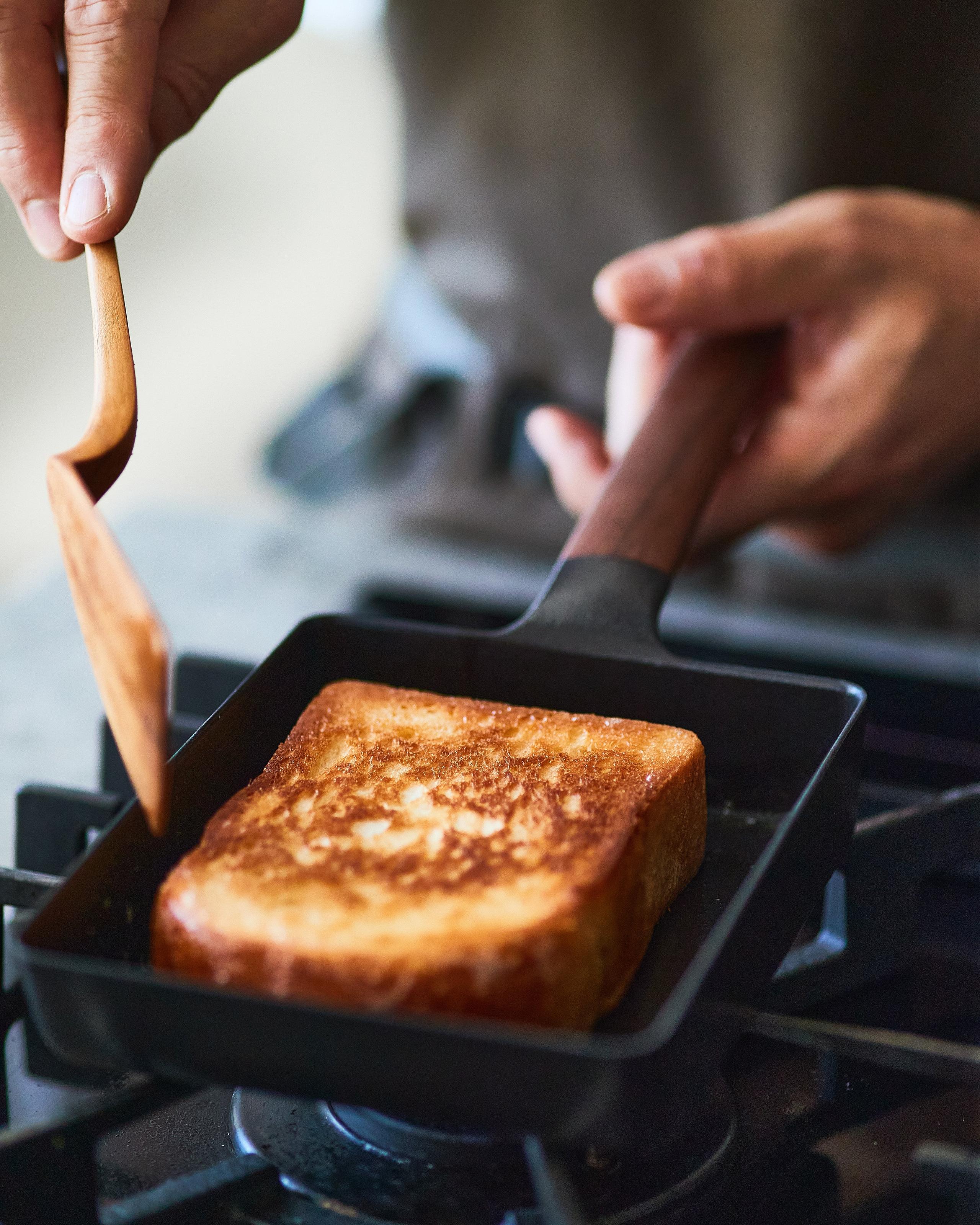 Frying Pan, Vermicular, Egg & Toast Pan, Walnut, 7.5in
