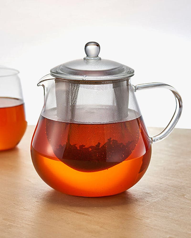 , Leaf Tea Pot "Clear" 700ml