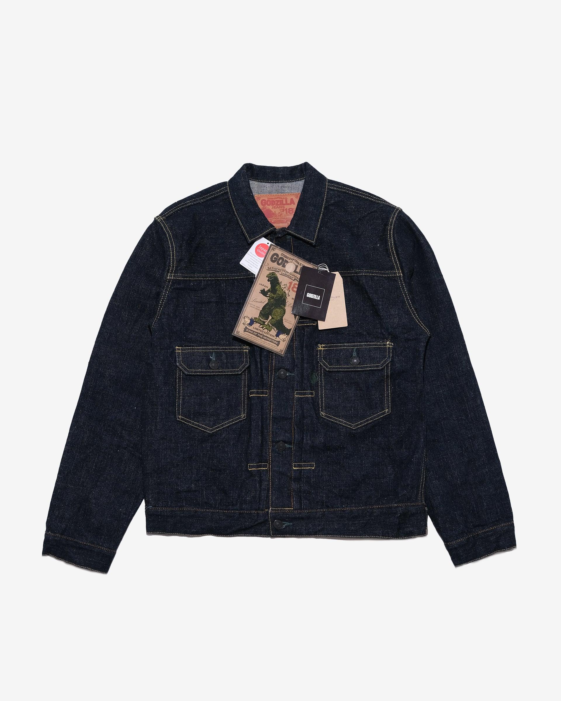 Jacket, 40, Studio D'Artisan, Godzilla Denim Jacket