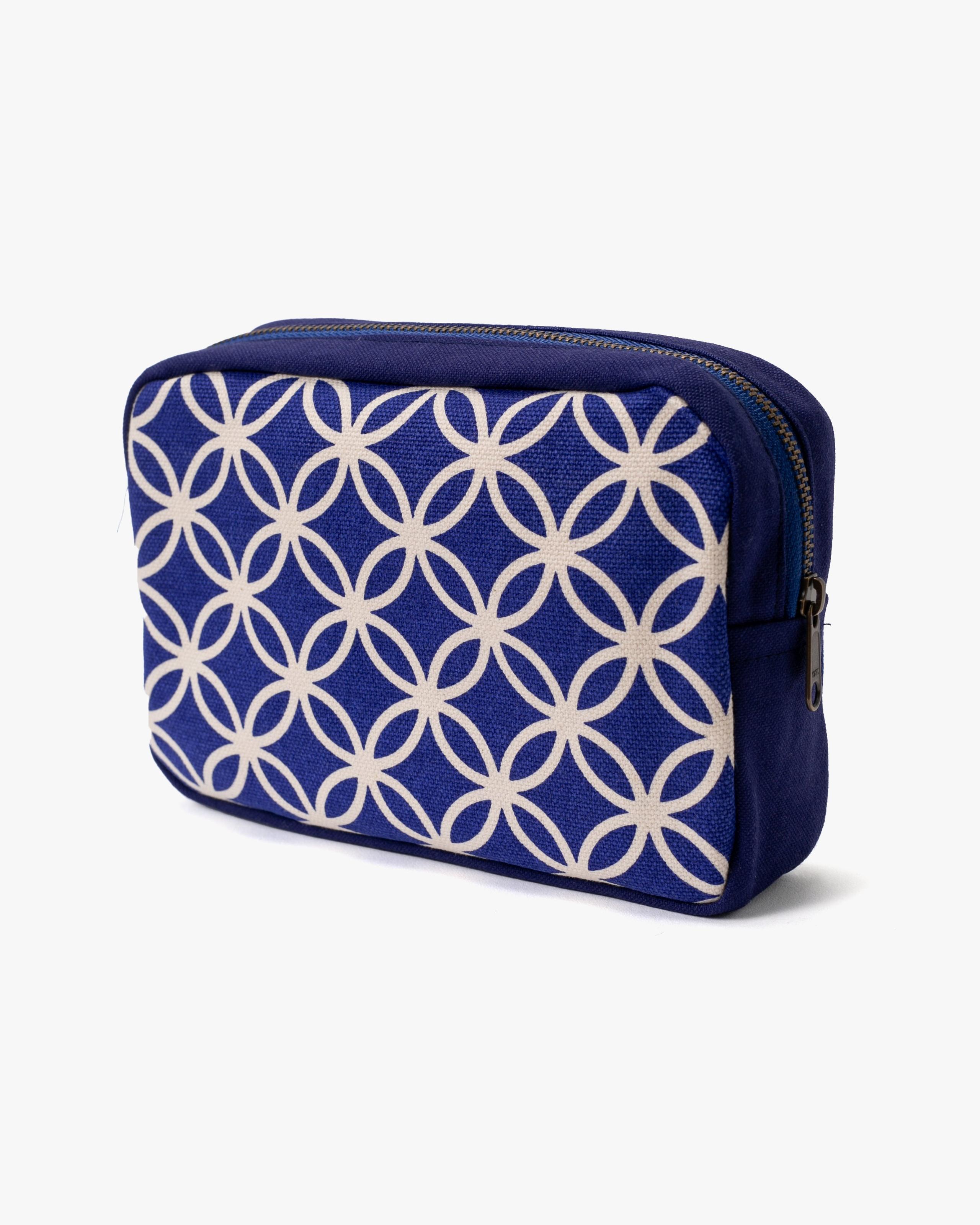 Bag, Pouch, Blue Shippou