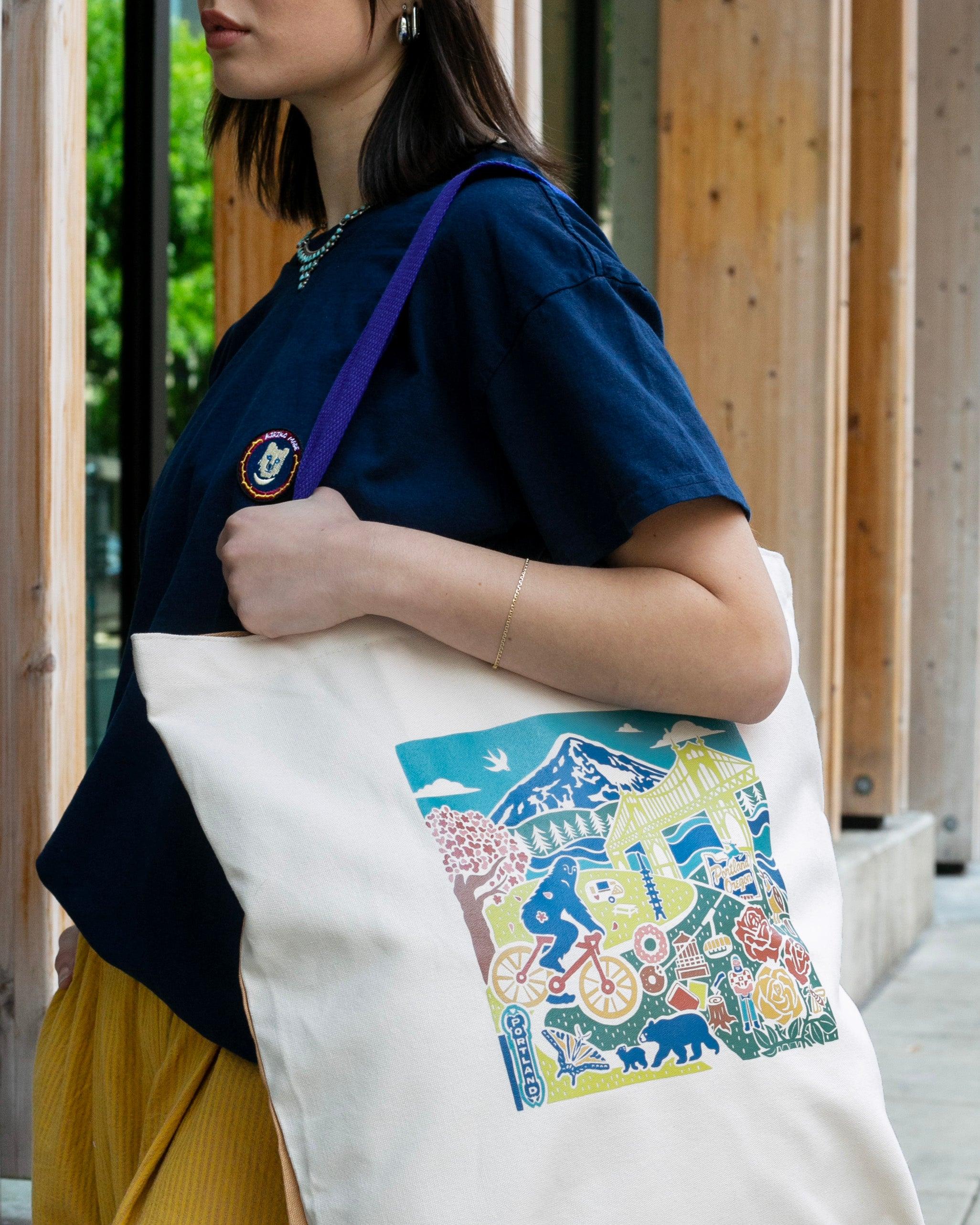 Original, Tote Bag, Portland Map