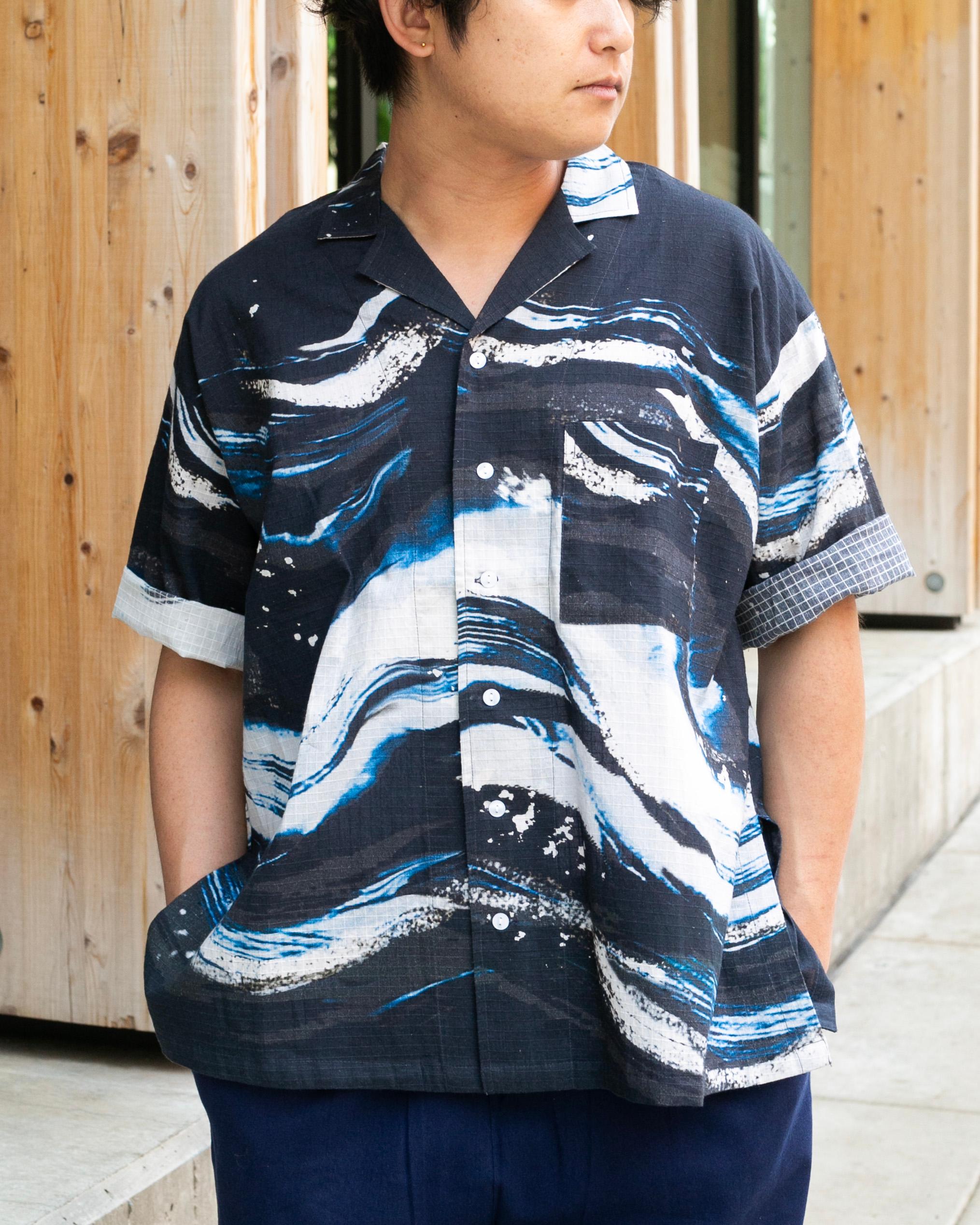 , Short Sleeve Ripstop Button Up Shirt, Kon