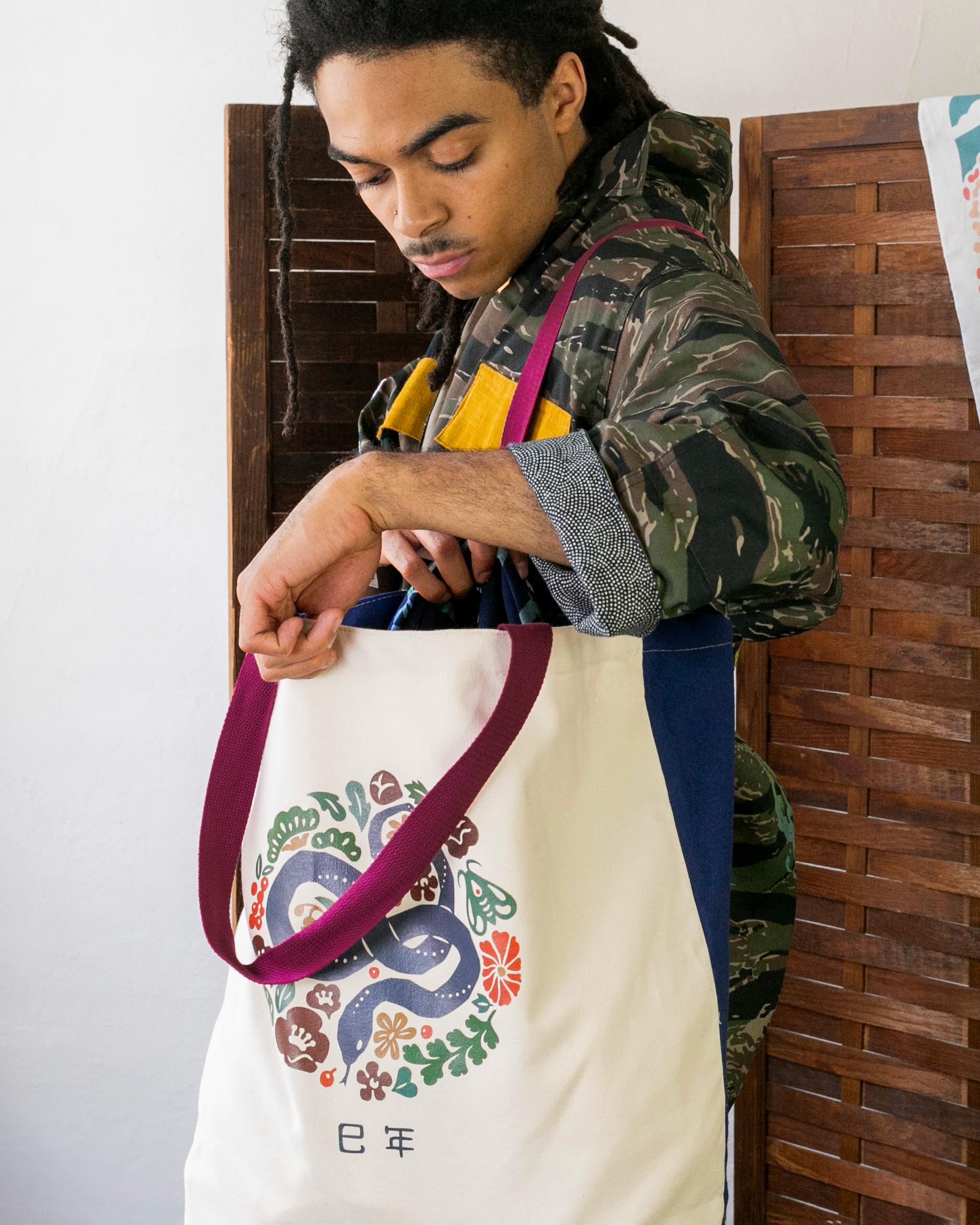 Original, Tote Bag, Snake