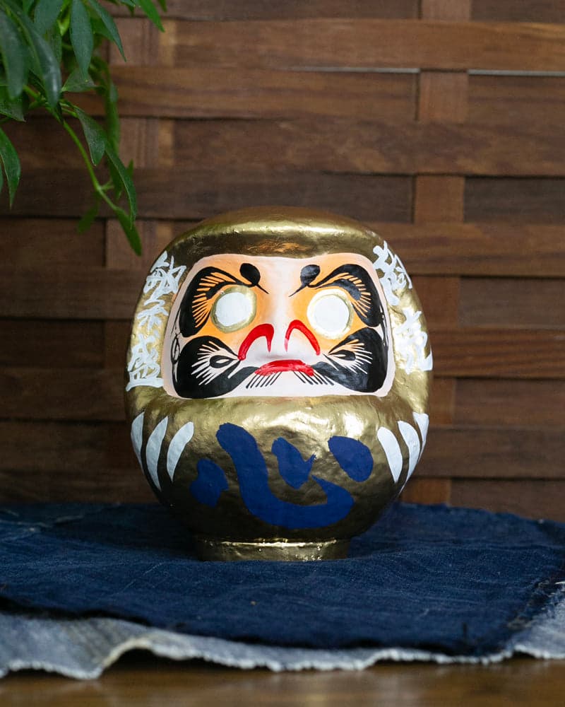 Takasaki Daruma x Kokoro "心", Gold, Small "3号"