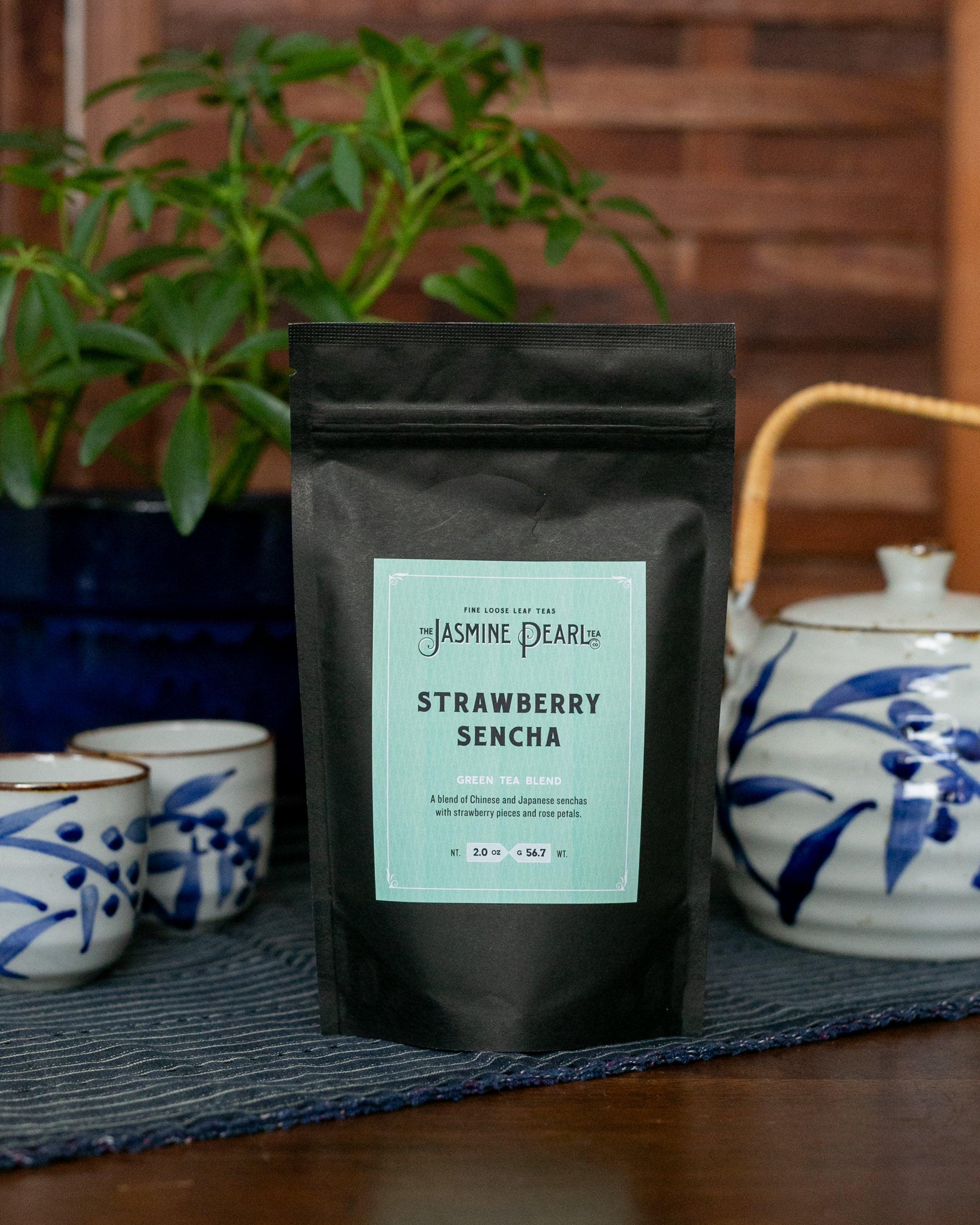 , Loose Leaf, Strawberry Sencha Green Tea Blend