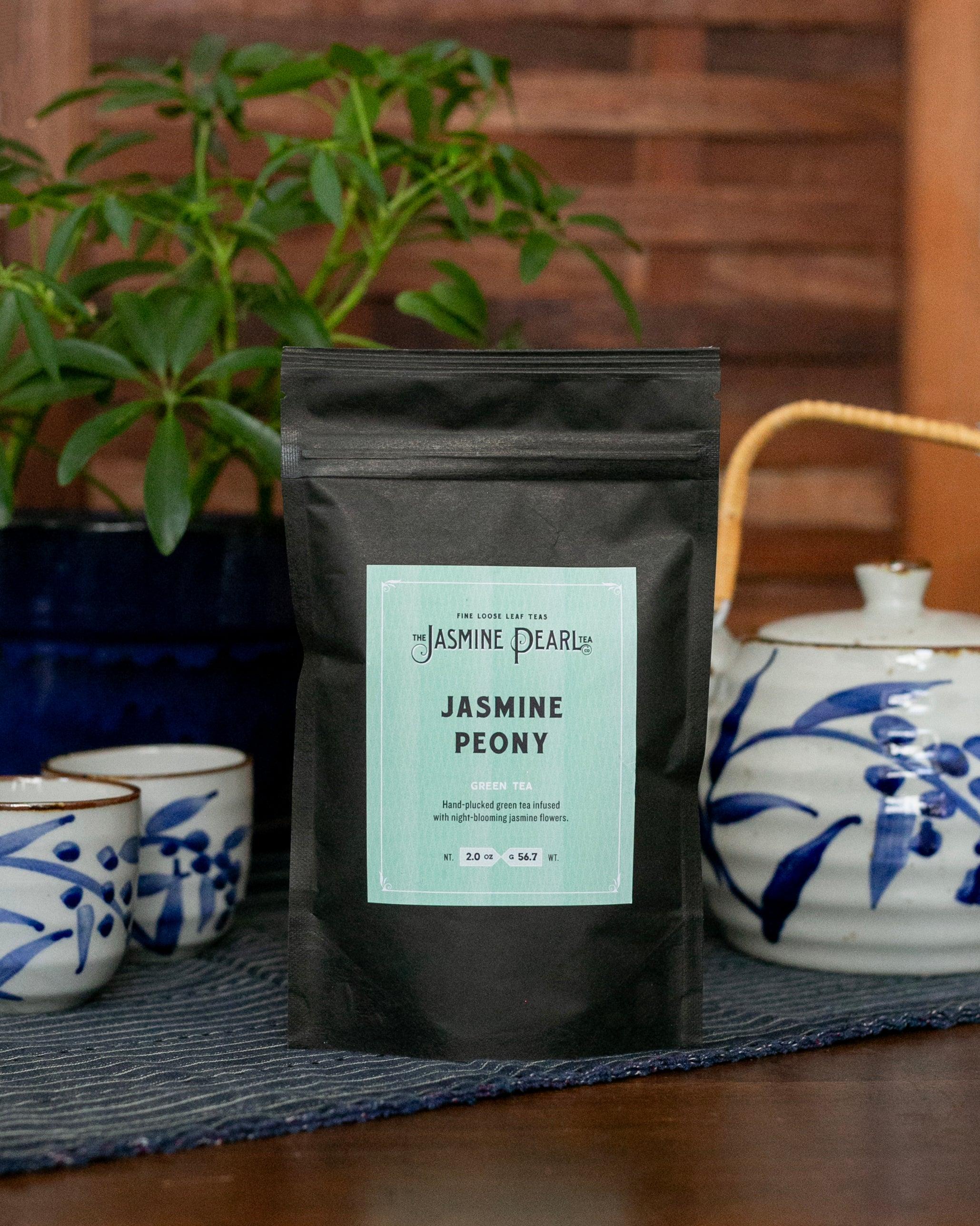 , Loose Leaf, Jasmine Peony Green Tea