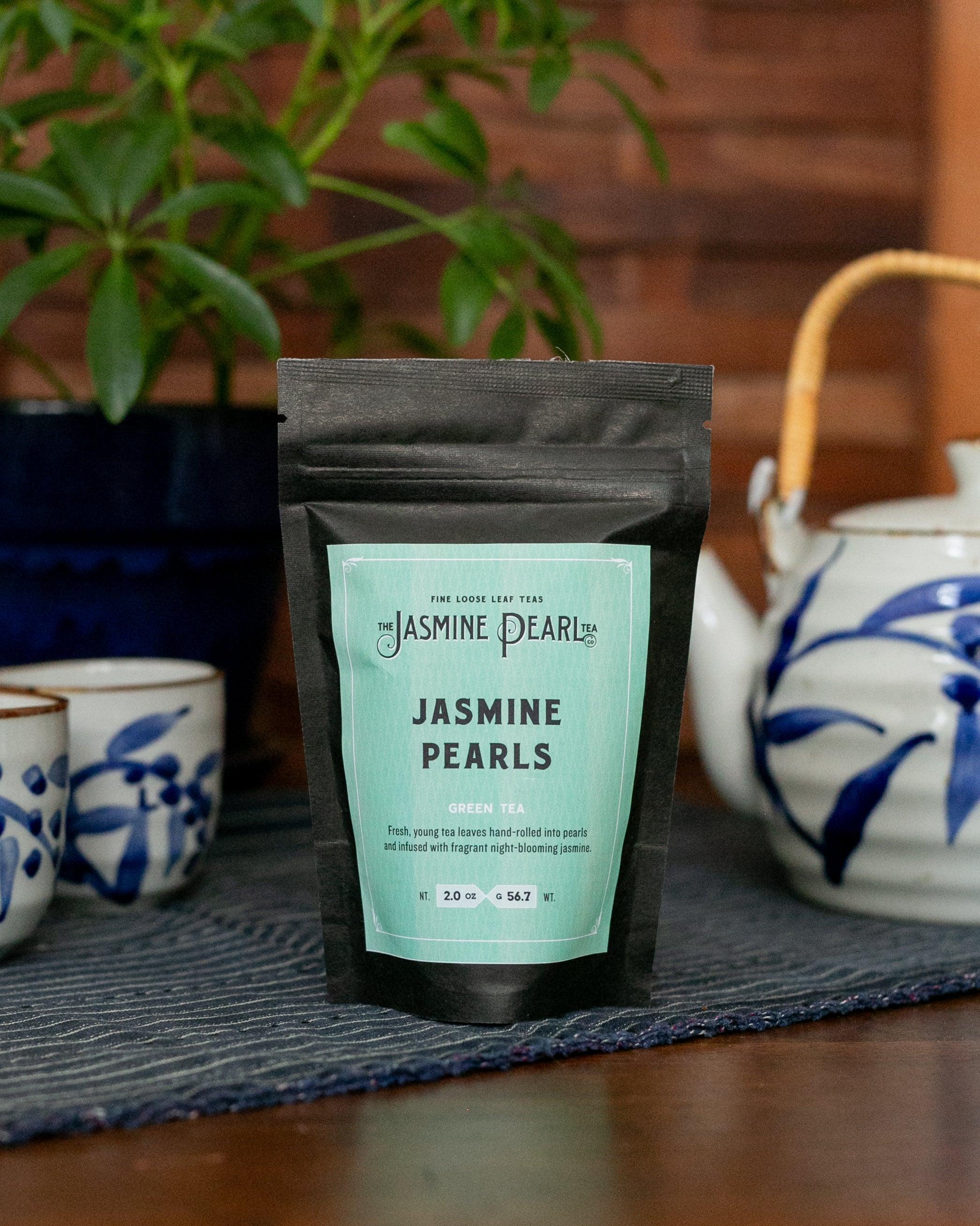 , Loose Leaf, Jasmine Pearls Green Tea